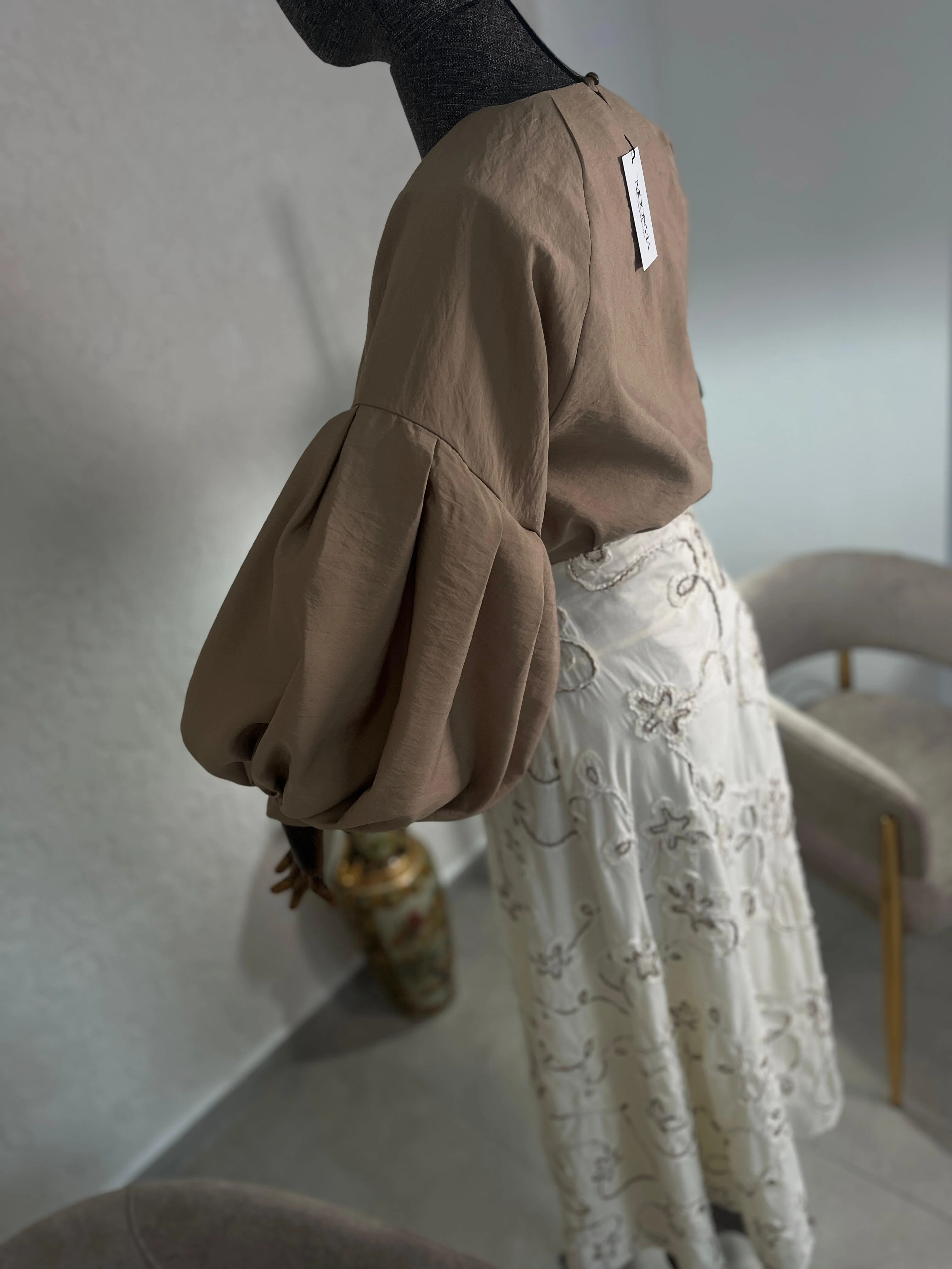 Reglan, Balon Kol Detaylı Bluz