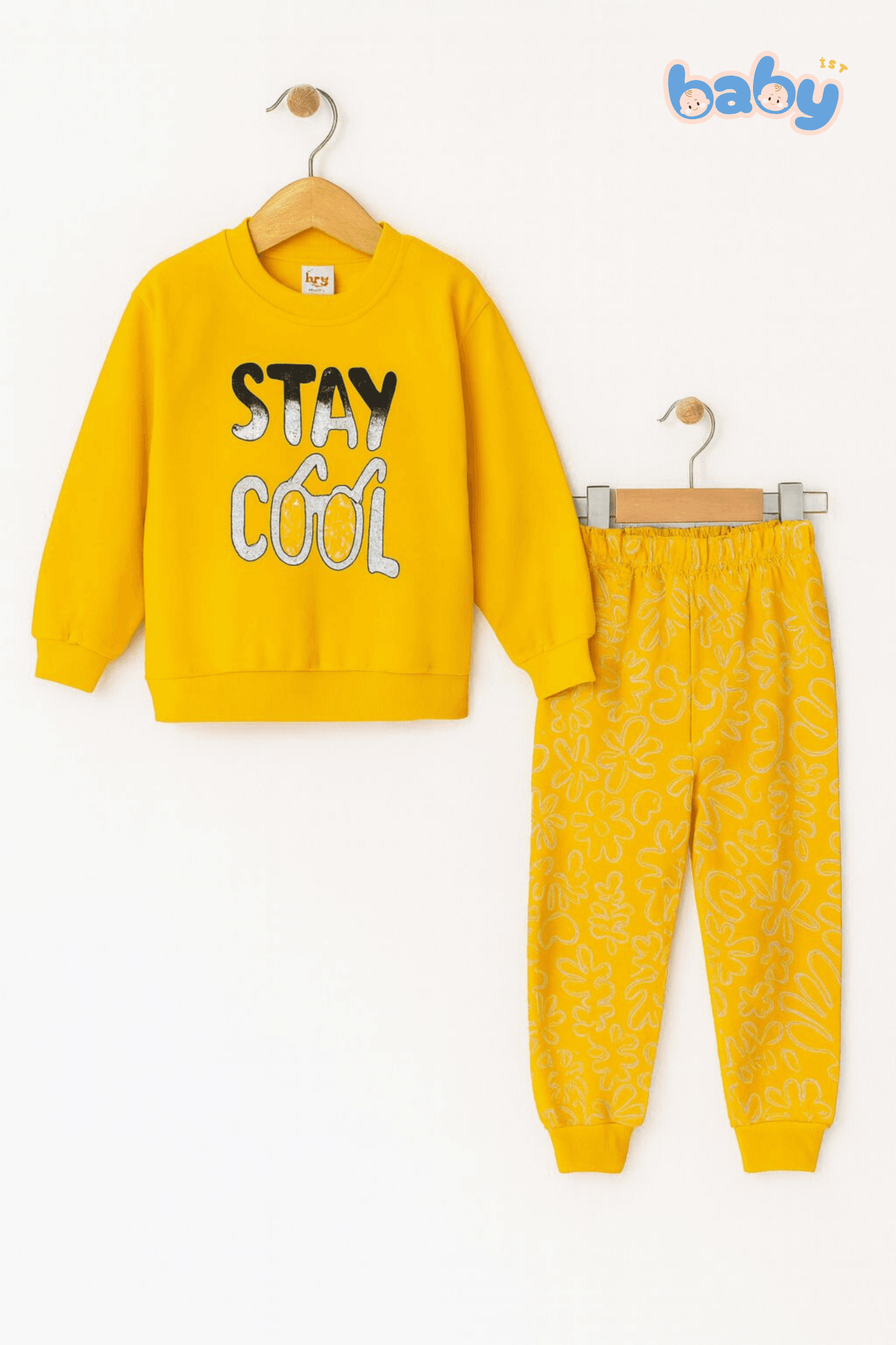 2 İP Stay Cool Baskılı Erkek Bebek Takım 
