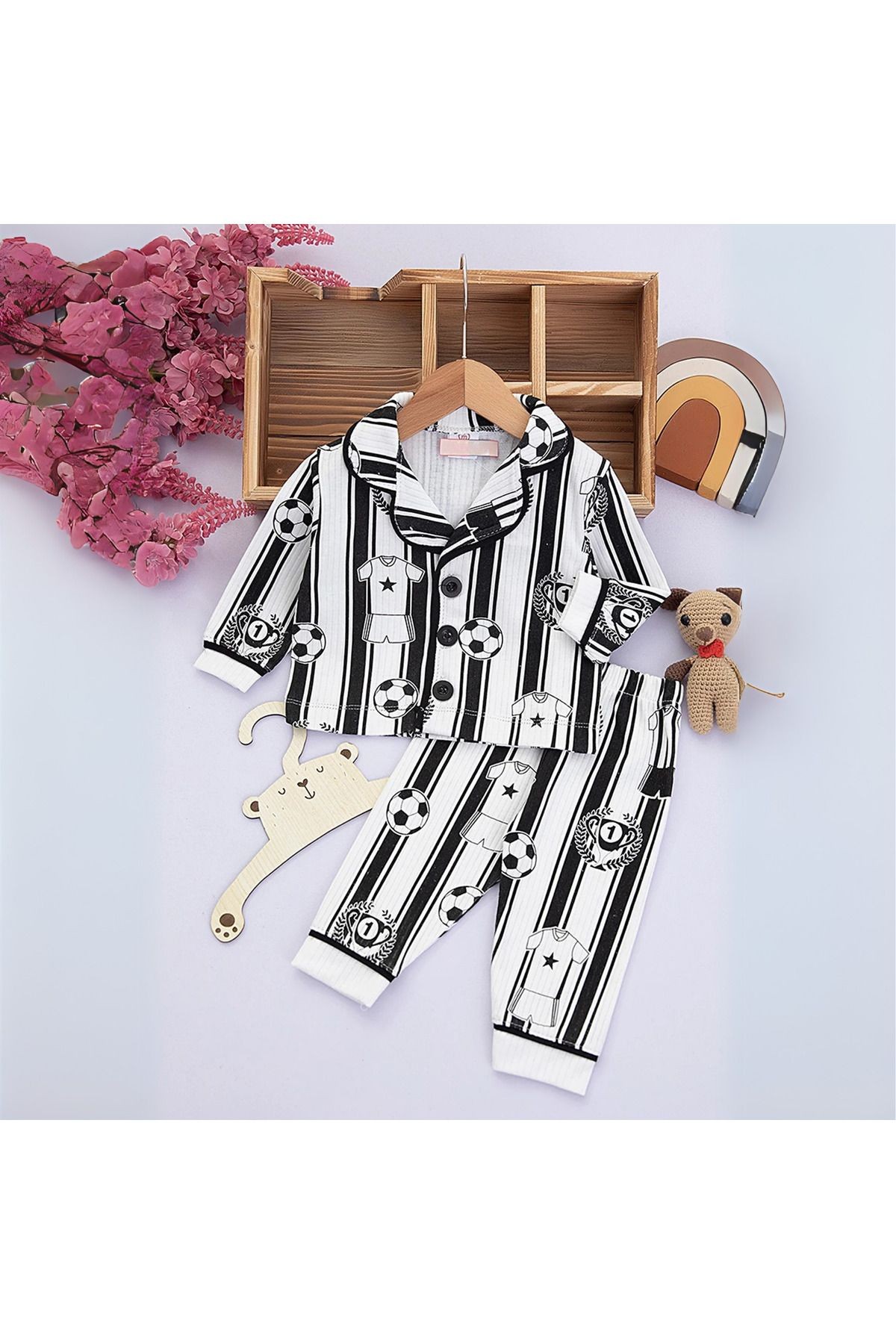 Erkek Bebek Taraftar Pijama Takımı