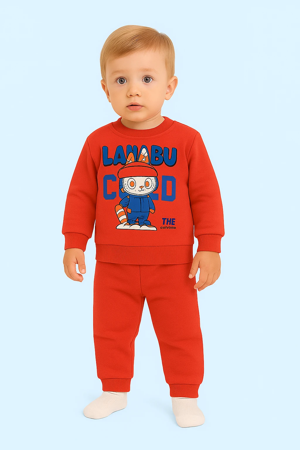 Labubu Baskılı Bebek Takımı