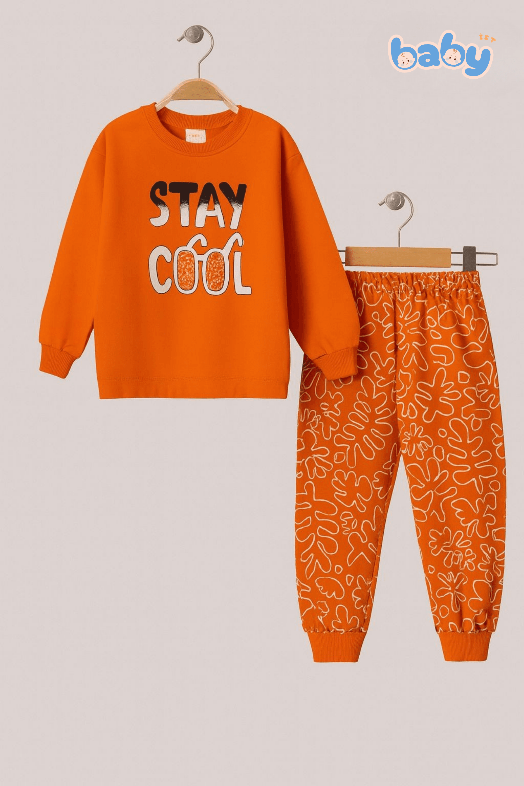 2 İP Stay Cool Baskılı Erkek Bebek Takım