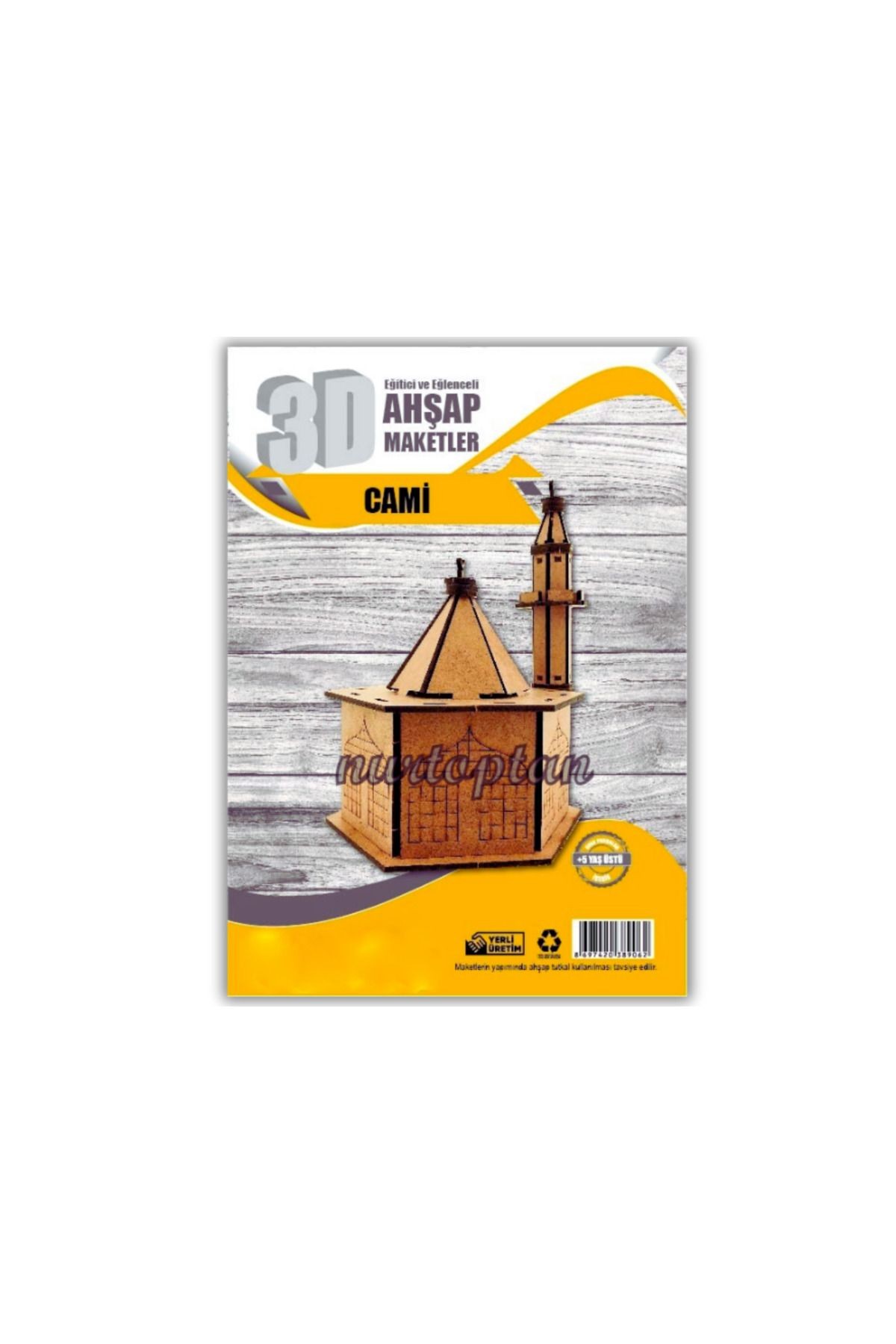 BTN - Ahşap Eğitici Maket Cami Modeli