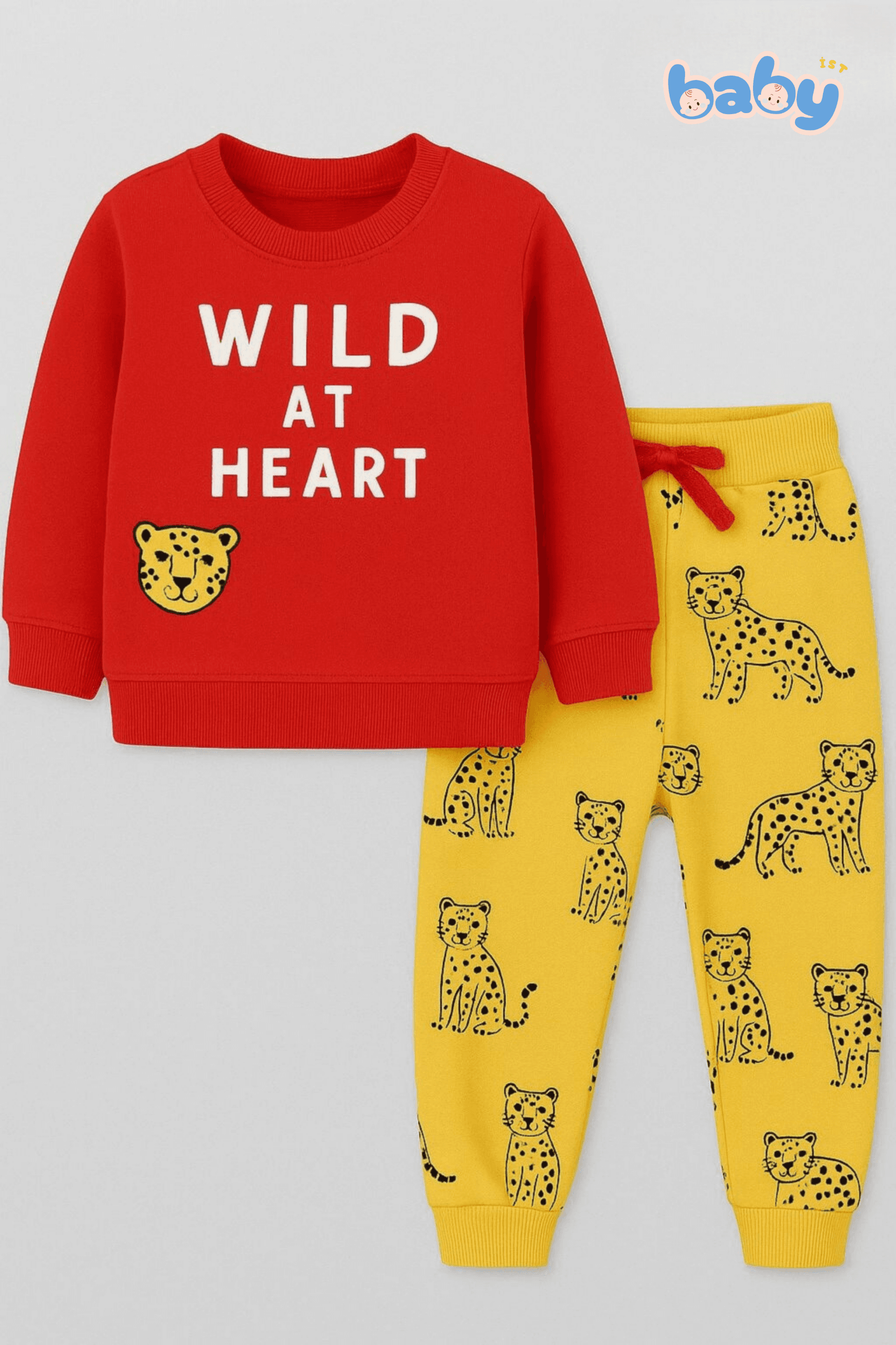 Wild at Heart Baskılı Bebek Takım