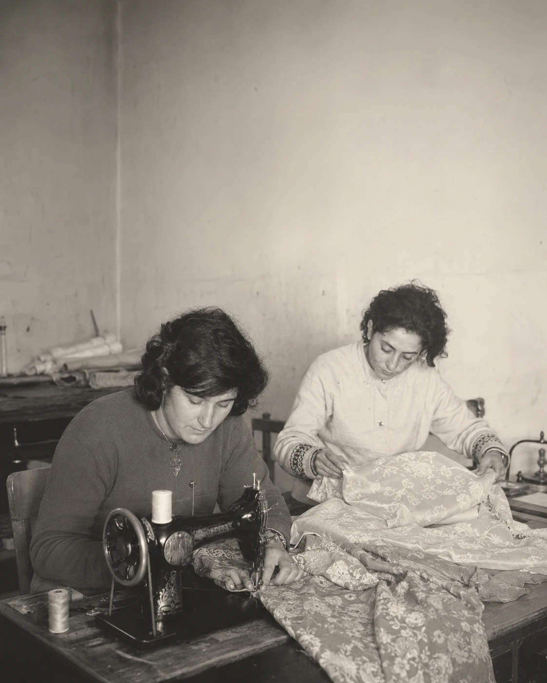 Homewell üretim atölyesinde çalışan kadınlar