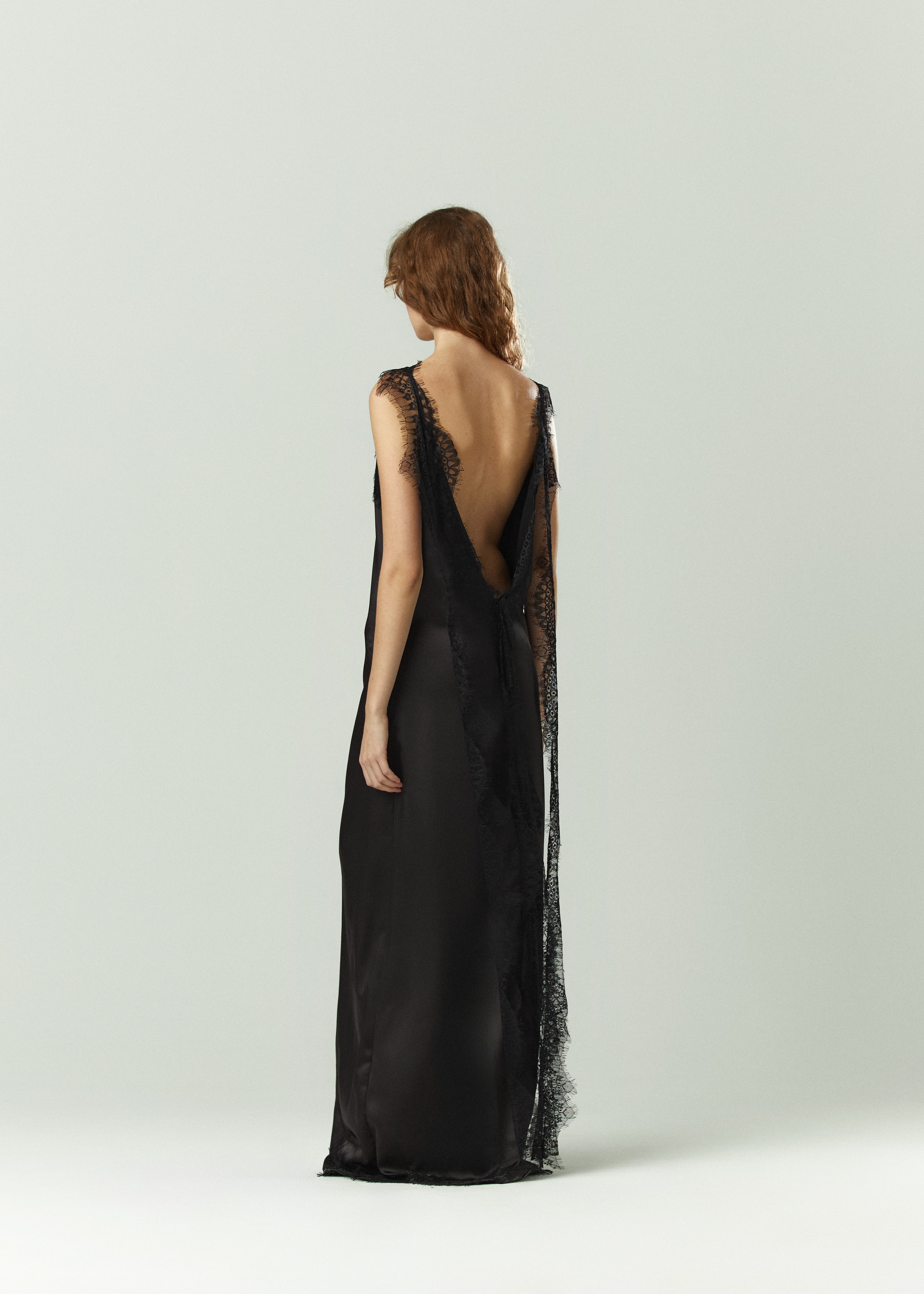 Black Muse Saten Elbise 
