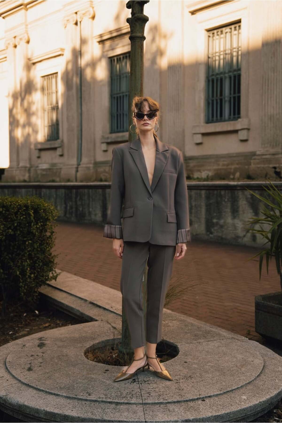 Saten Astarlı Blazer Ceket
