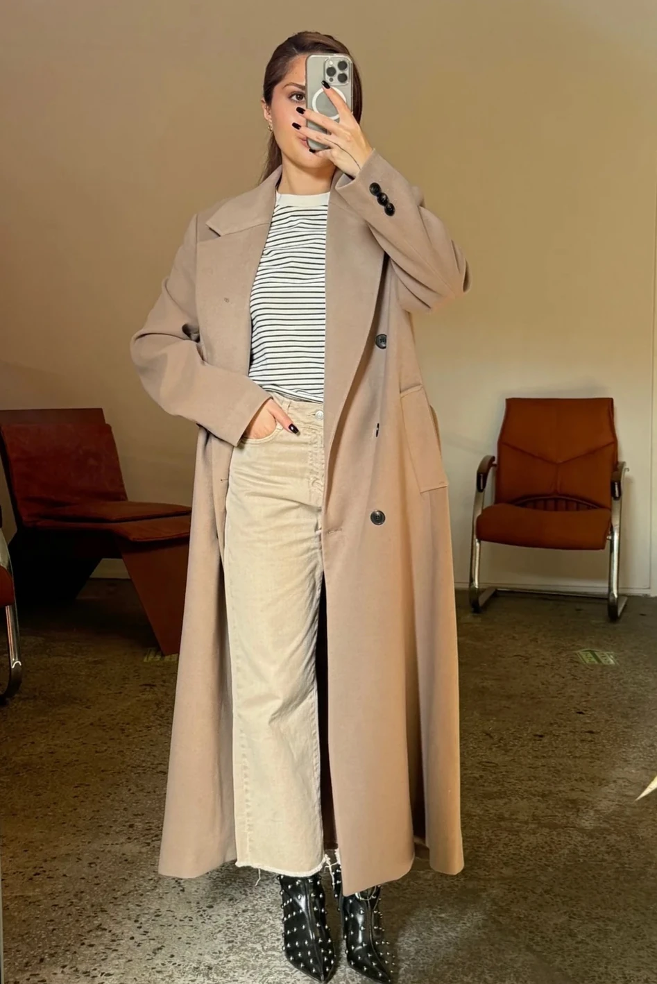 Premium Kuşaklı Kaban