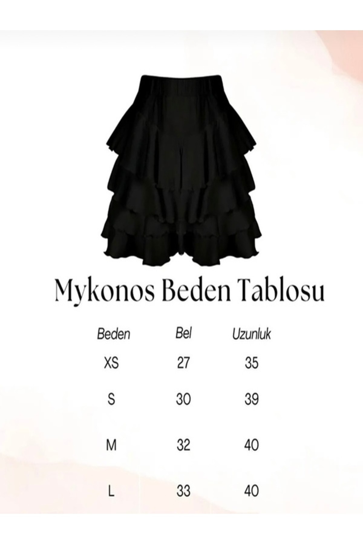 Lolita Fırfırlı Etek
