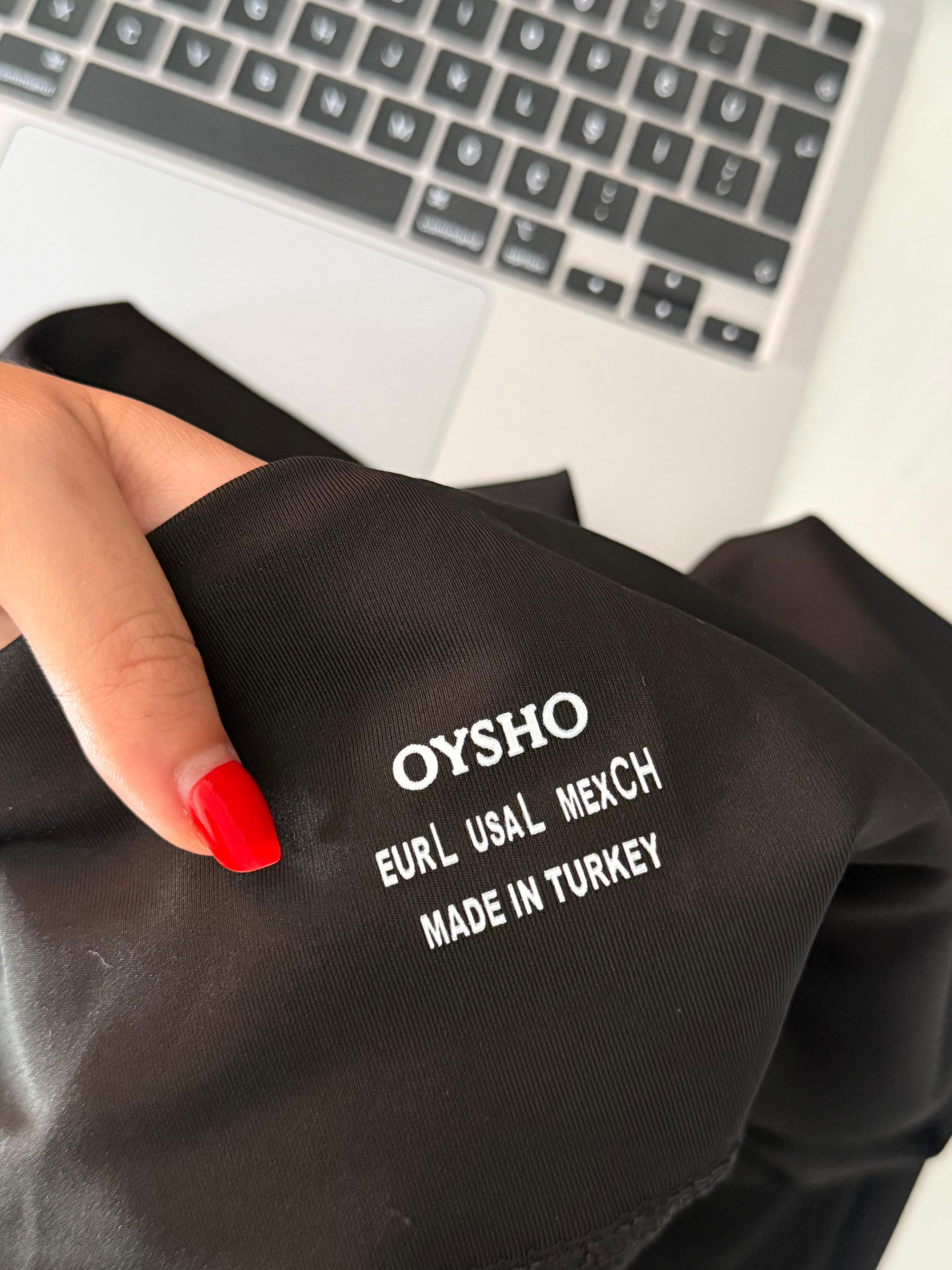 İspanyol Paça Oysh. Siyah Tayt 