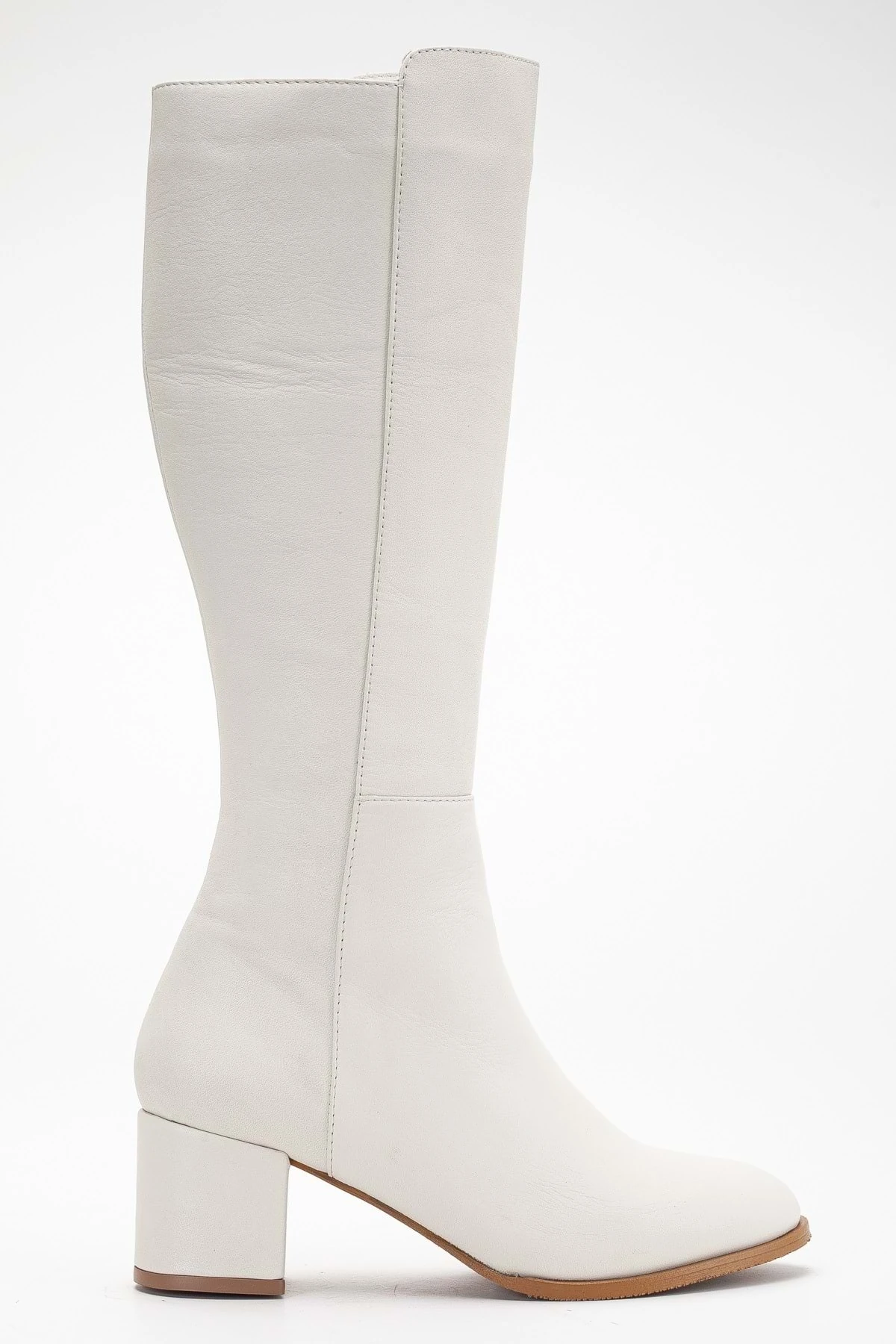 Kadın Hakiki Deri Şık Topuklu Çizme