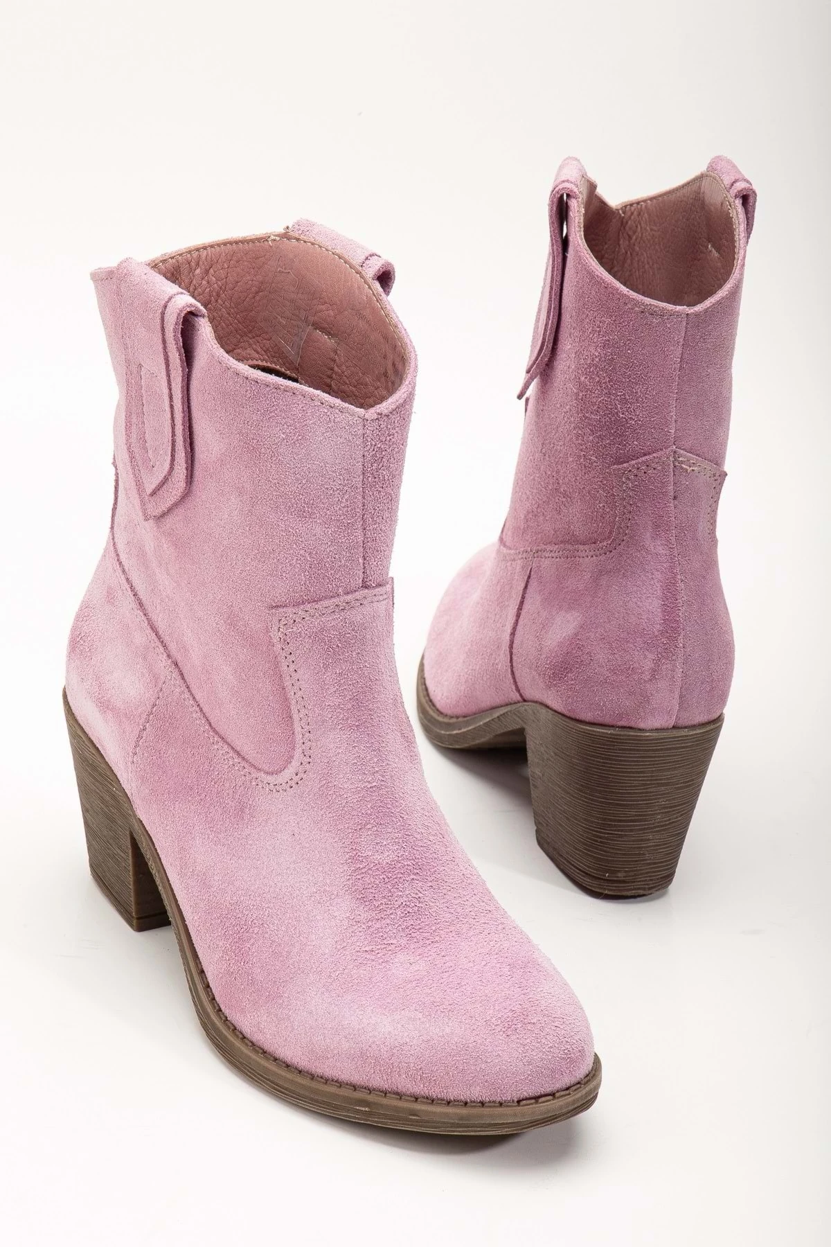 Kadın Hakiki Deri Western Kovboy Bot