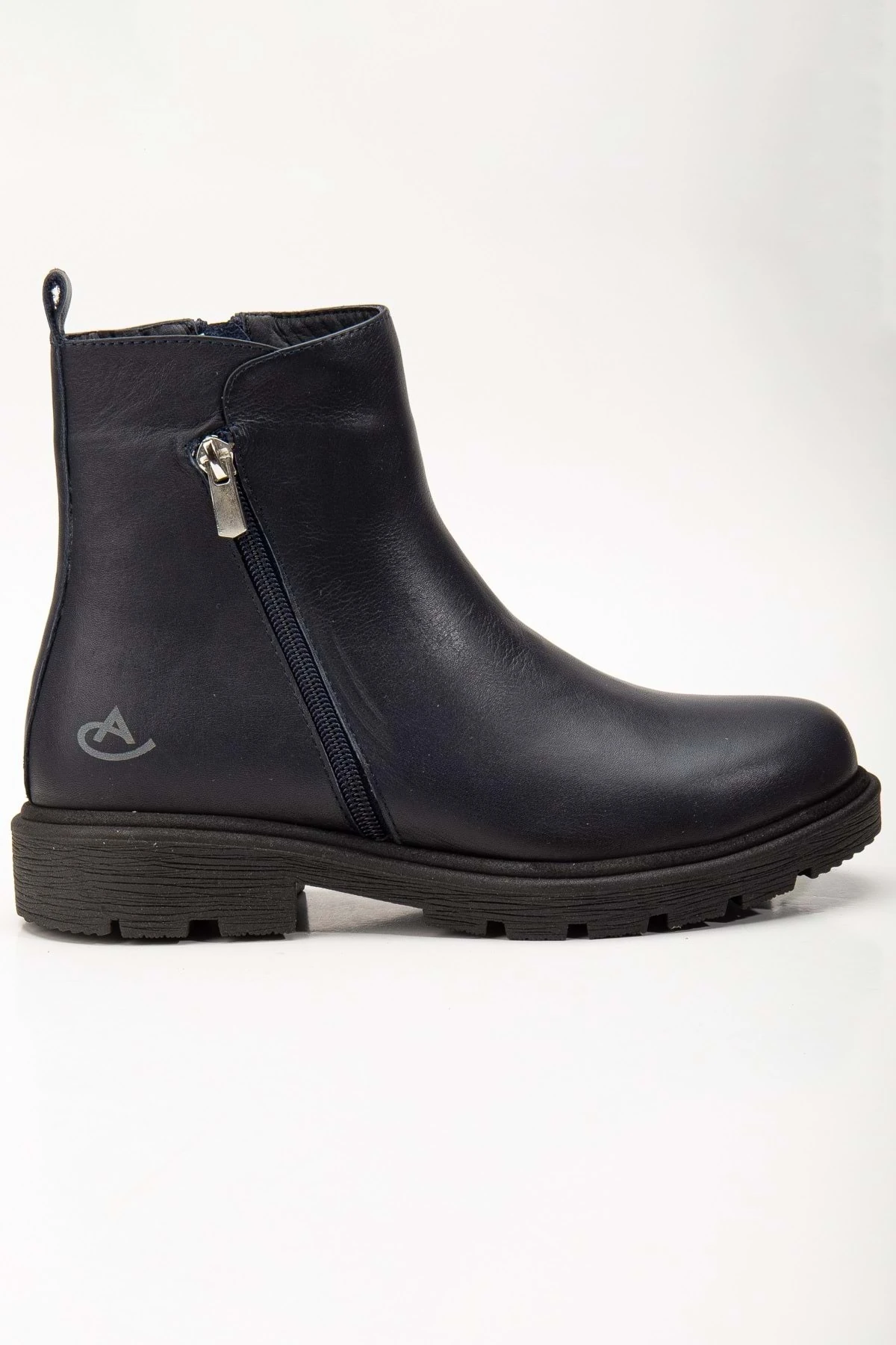 Kadın Hakiki Deri Fermuarlı Bot