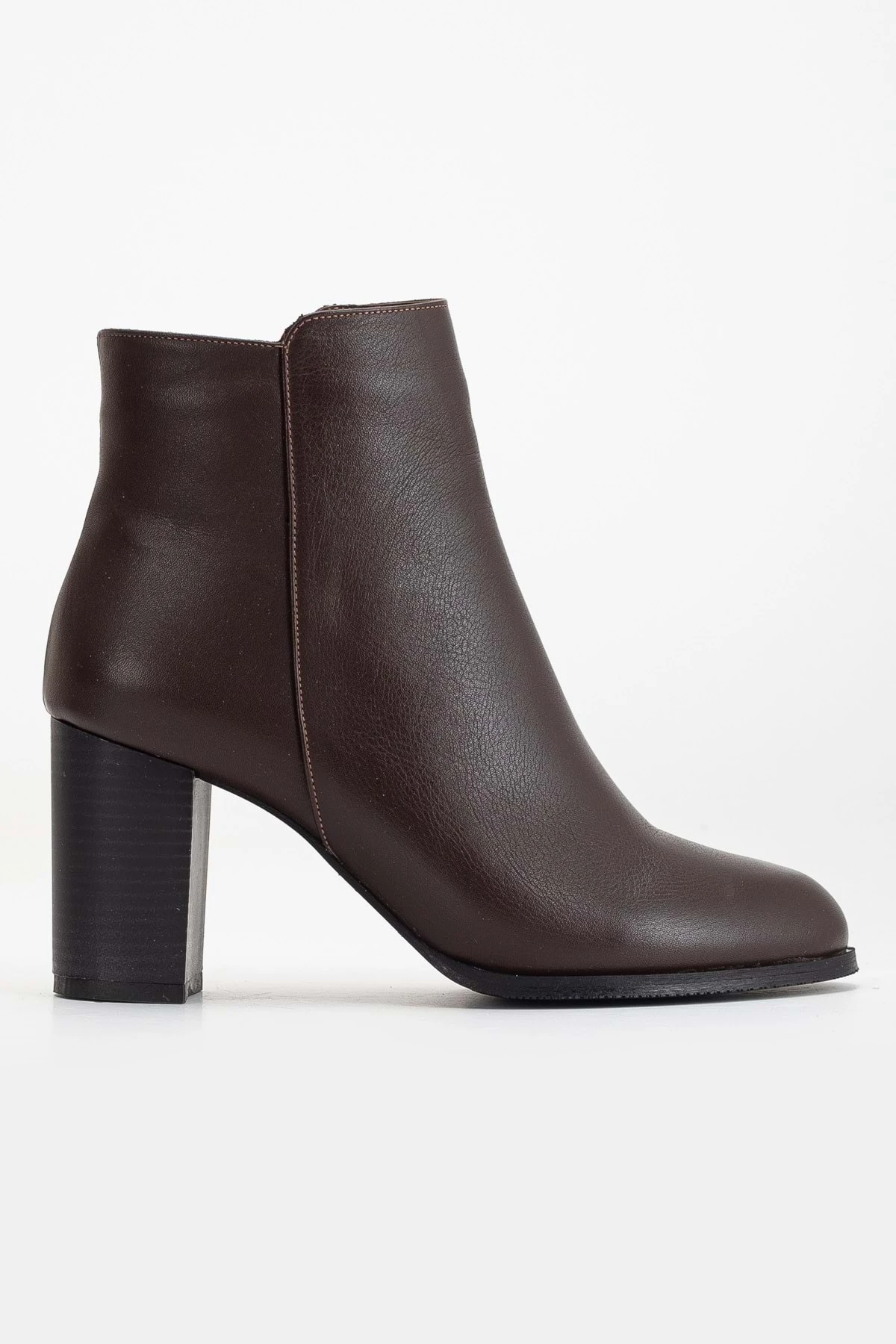 Kadın Hakiki Deri Şık Topuklu Bot
