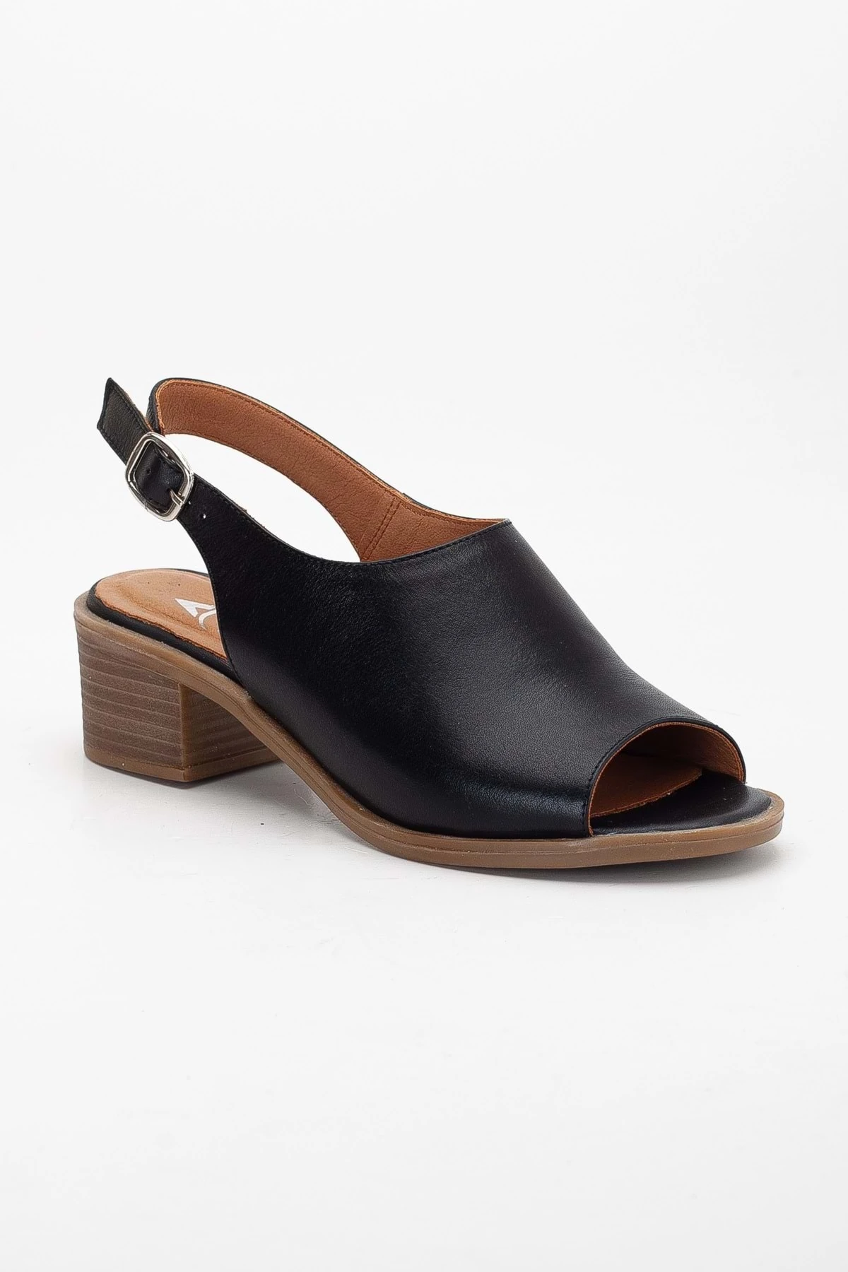 Kadın Hakiki Deri Toka Detaylı Bilekten Bağlı Sandalet