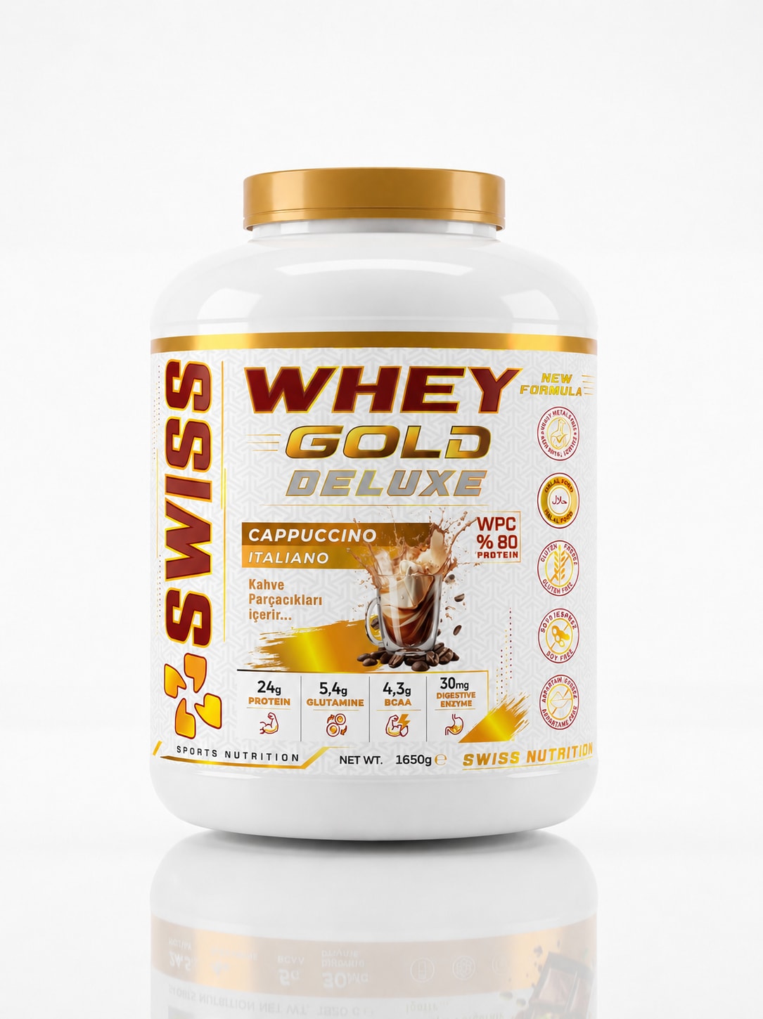 SWISS WHEY GOLD DELUXE PROTEİN WPC80