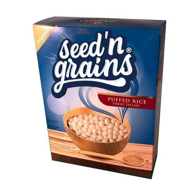 SEED'N GRAİNS PİRİNÇ PATLAĞI (ŞEKERSİZ-200GR)