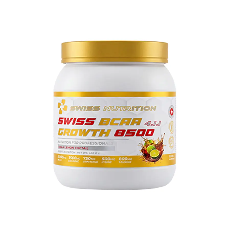 輝肌（ずーっと増量！） Swiss BCAA Growth 8500 400 Gr | Swiss Nutrition