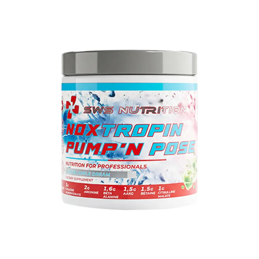 Swiss Nutrition NOXTROPIN PUMP'N POSE PRE WORKOUT — 225g 15 servis