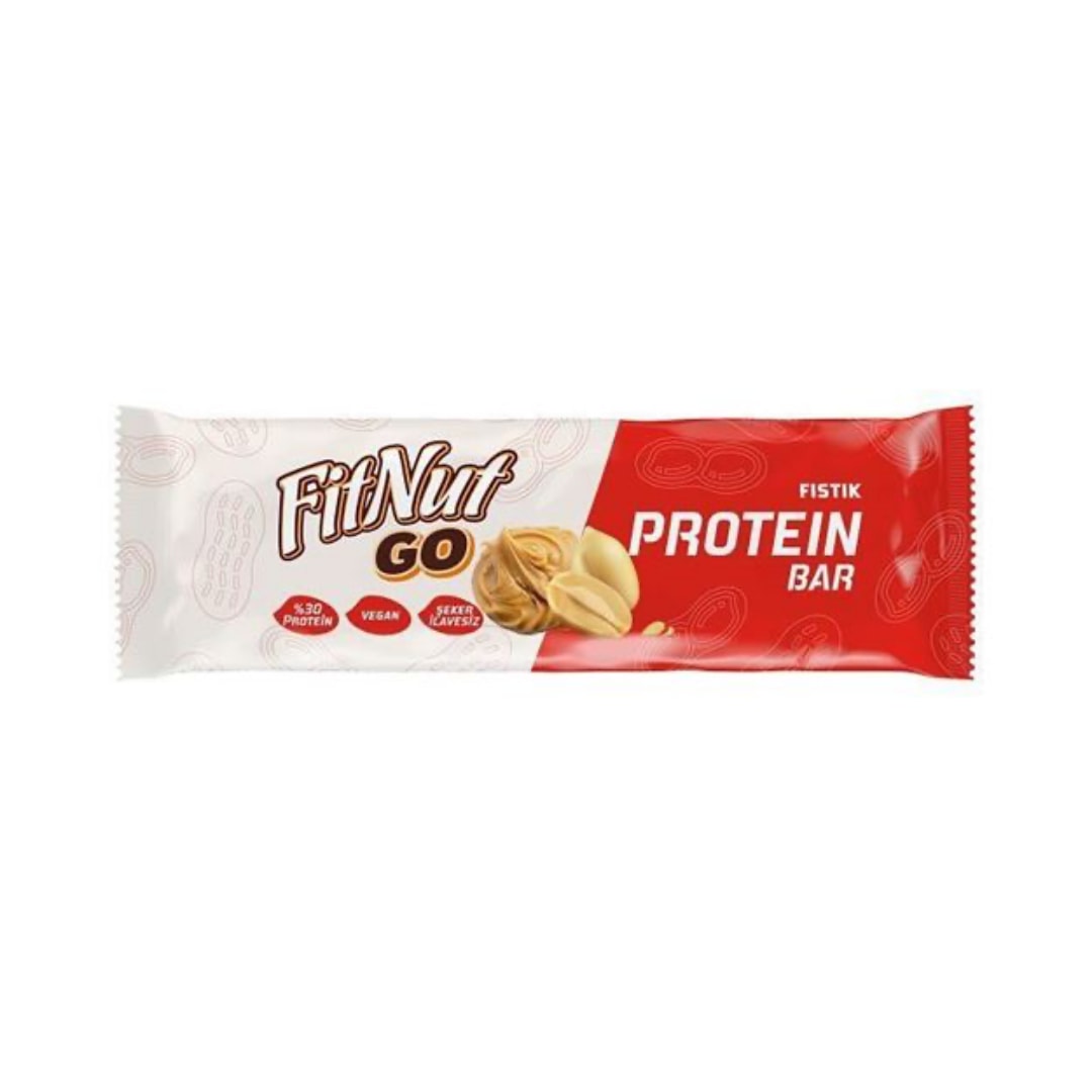 FİTNUT GO FISTIK PROTEIN BAR SADE 40G