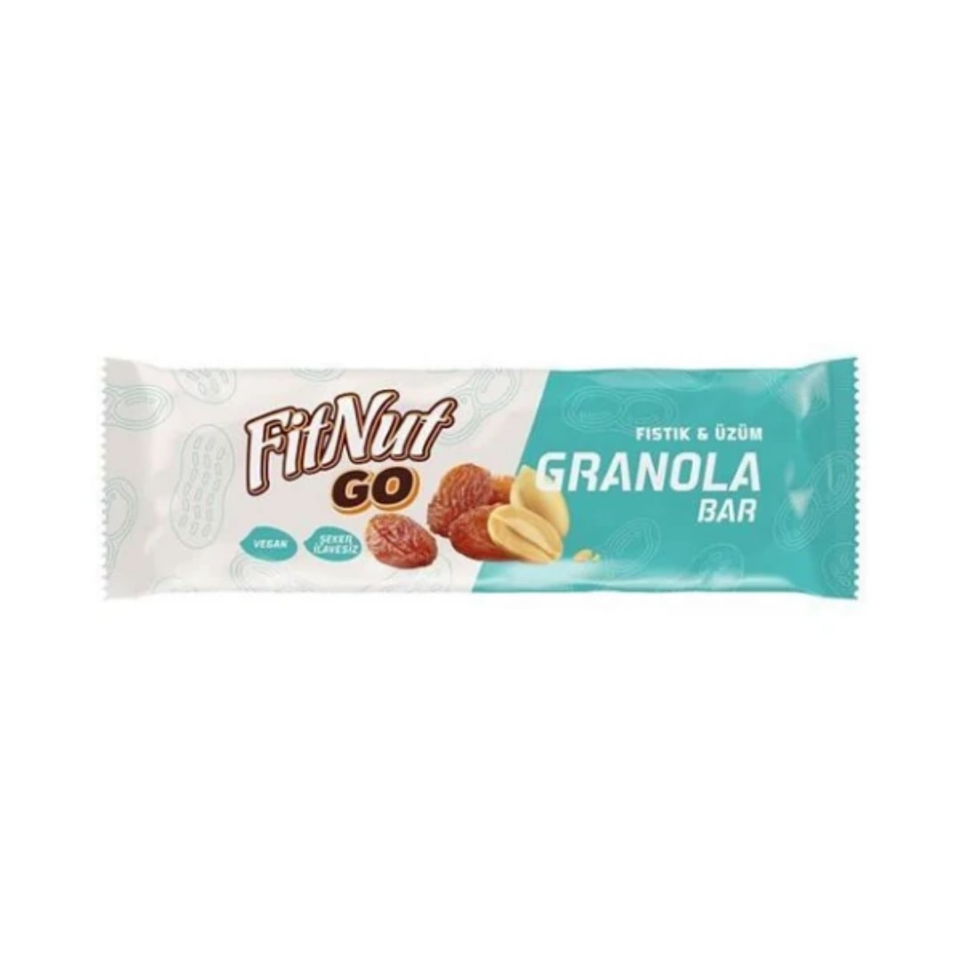 FİTNUT FISTIK&ÜZÜM GRANOLA BAR (30 GR)