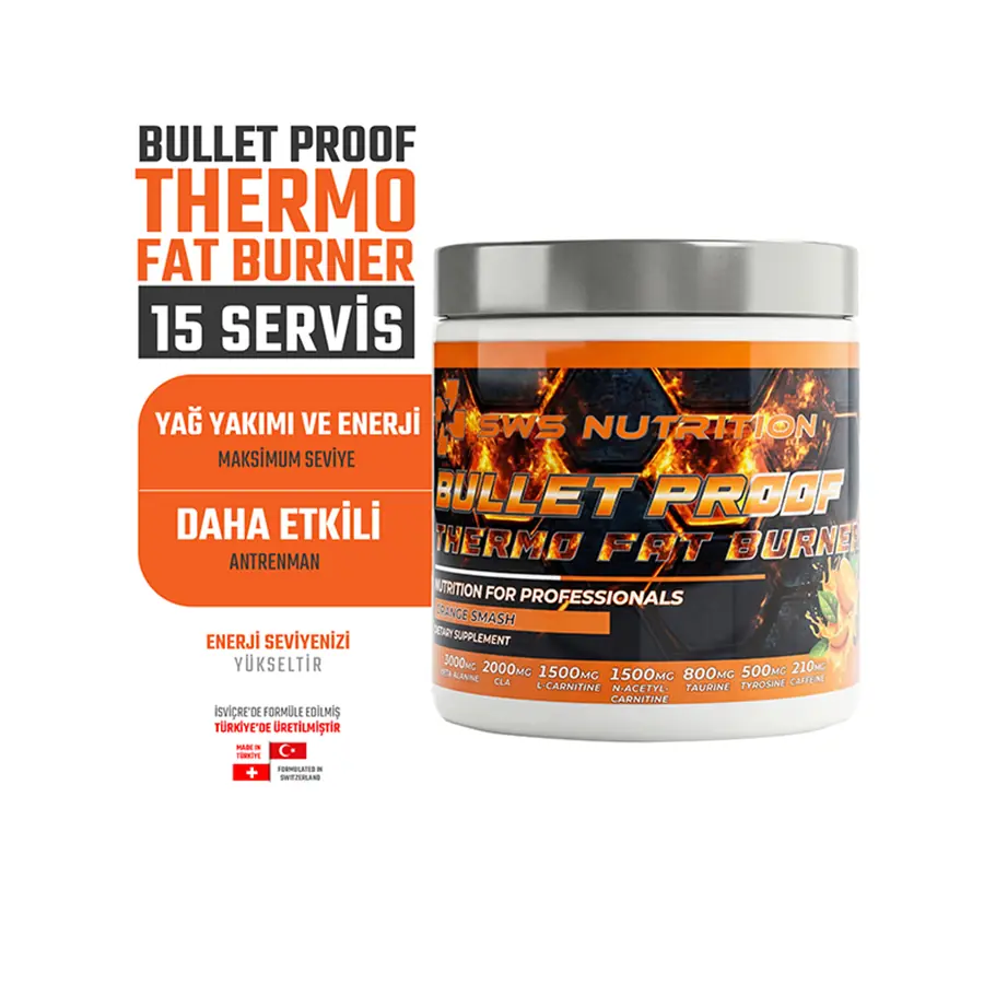 Bullet Proof Thermo Fat Burner 510 Gr | Swiss Nutrition