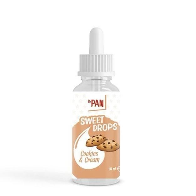 Dr.Pan Sweet Drops Cookien Cream (Kremalı kurabiye aromalı sıvı Tatlandırıcı-30ml)