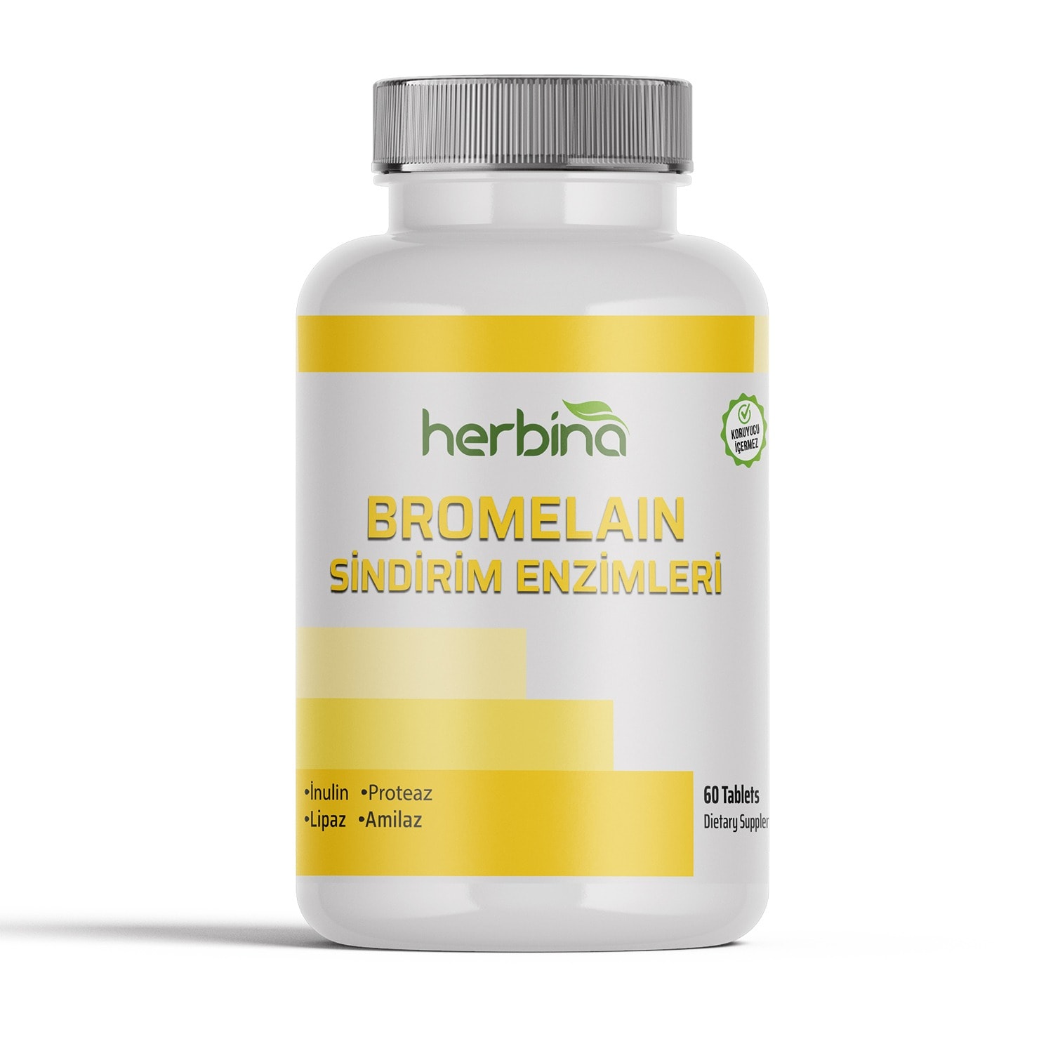 Herbina Bromelain Sindirim Enzimleri
