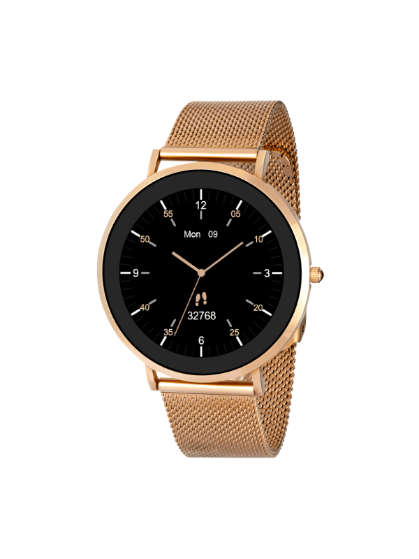 Fro LW-43V Ultra İnce Şık Akıllı Saat - Gold Kasa