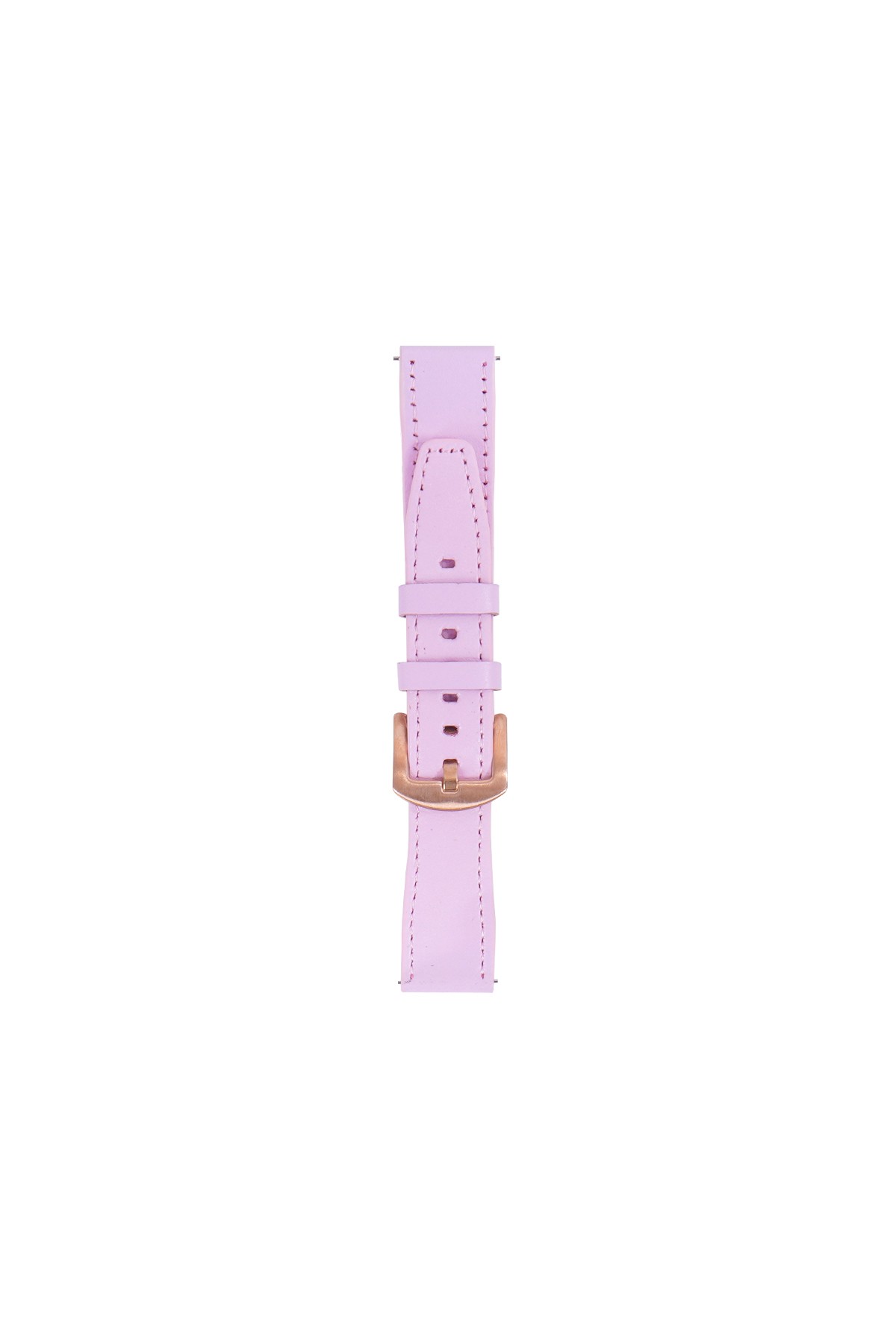 Fro LW38-43 20 mm Hakiki Deri Düz Pembe Kordon Gold Toka