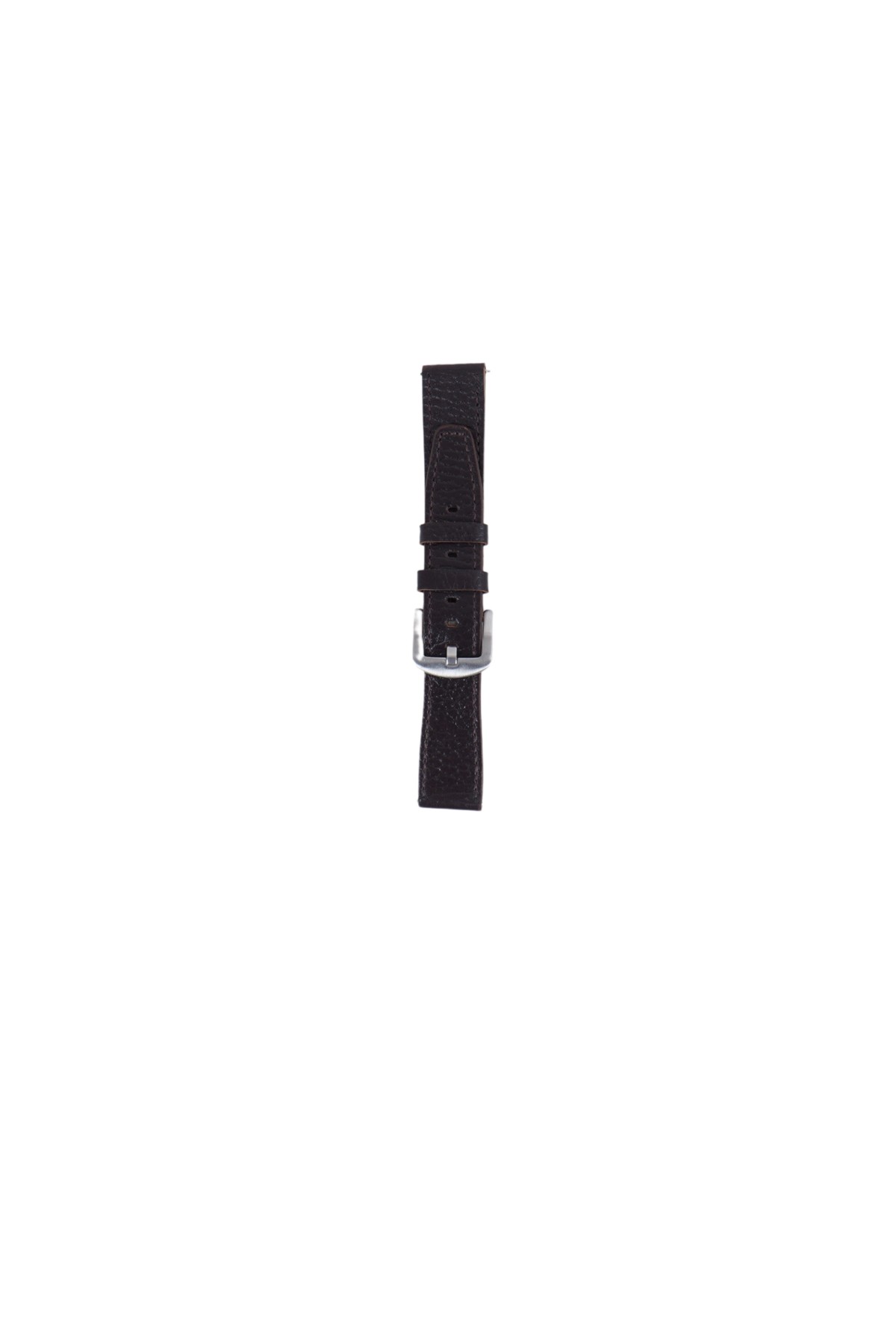 Fro LW38-43 20 mm Hakiki Deri Floter Siyah Kordon Silver Toka