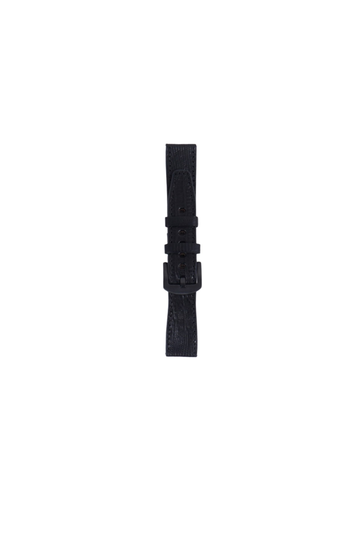 Fro LW38-43 20 mm Hakiki Deri İguana Siyah Kordon Siyah Toka