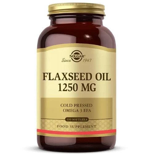 Solgar Flaxseed Oil 1250 mg 100 Softgel Capsules