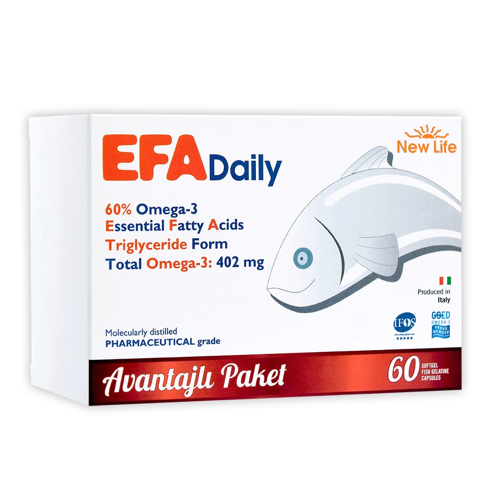 New Life EFA Daily Dietary Supplement - 60 Capsules