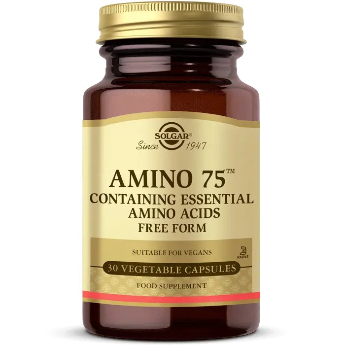 Solgar Amino 75 (Essential Amino) 30 Vegetable Capsules