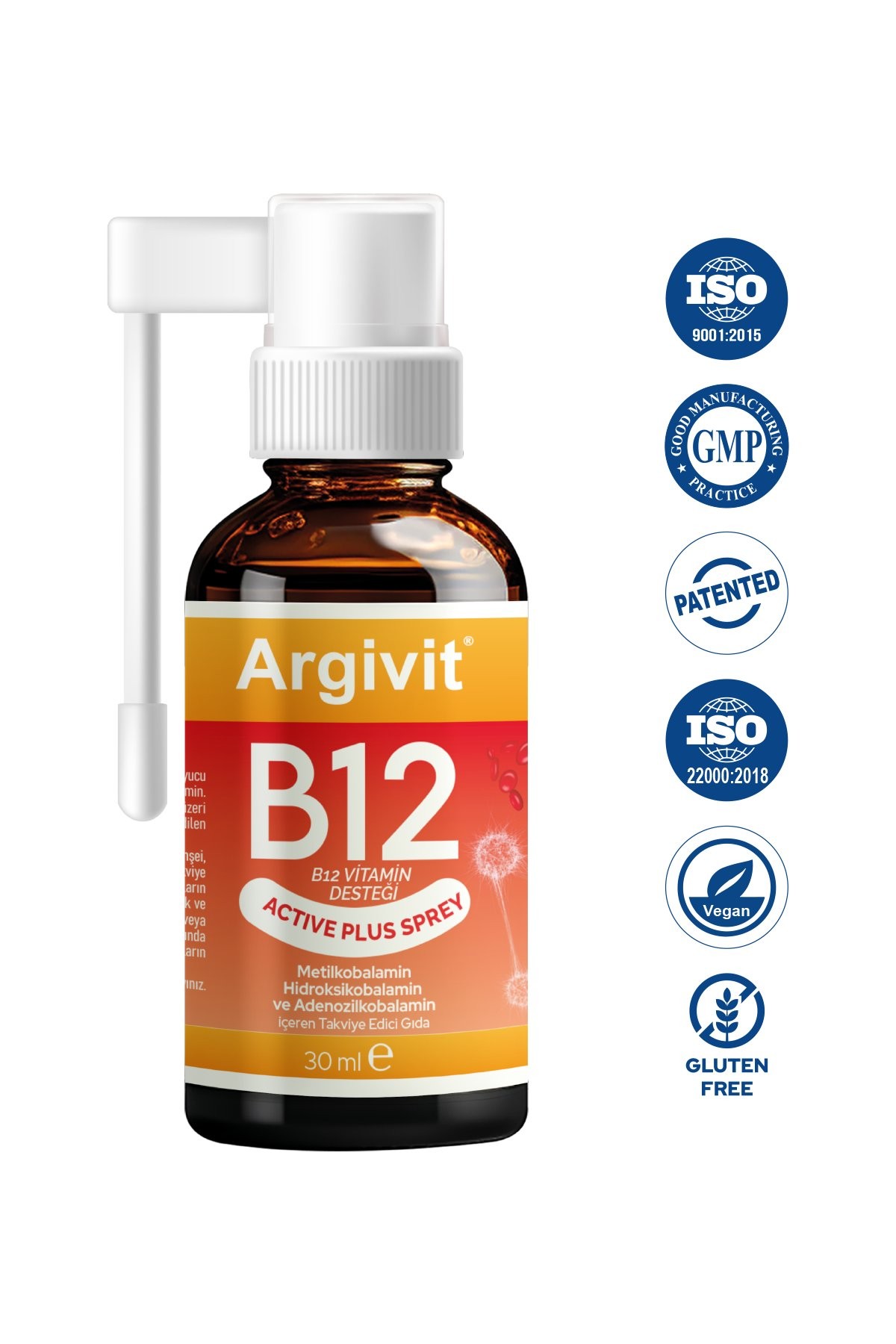 Argivit B12 Active Plus Spray 30 ml