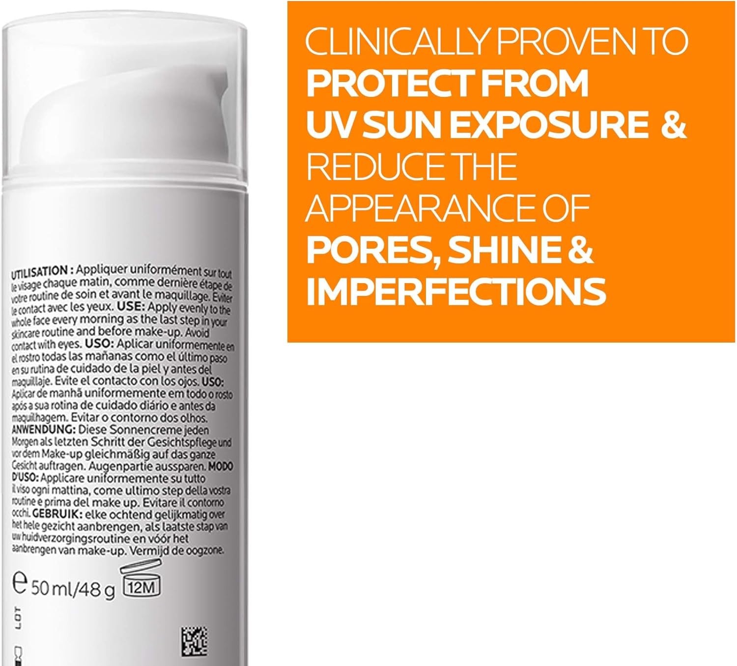 La Roche Posay ANTHELIOS OIL CORRECT reduit les pores SPF50+ 50ml