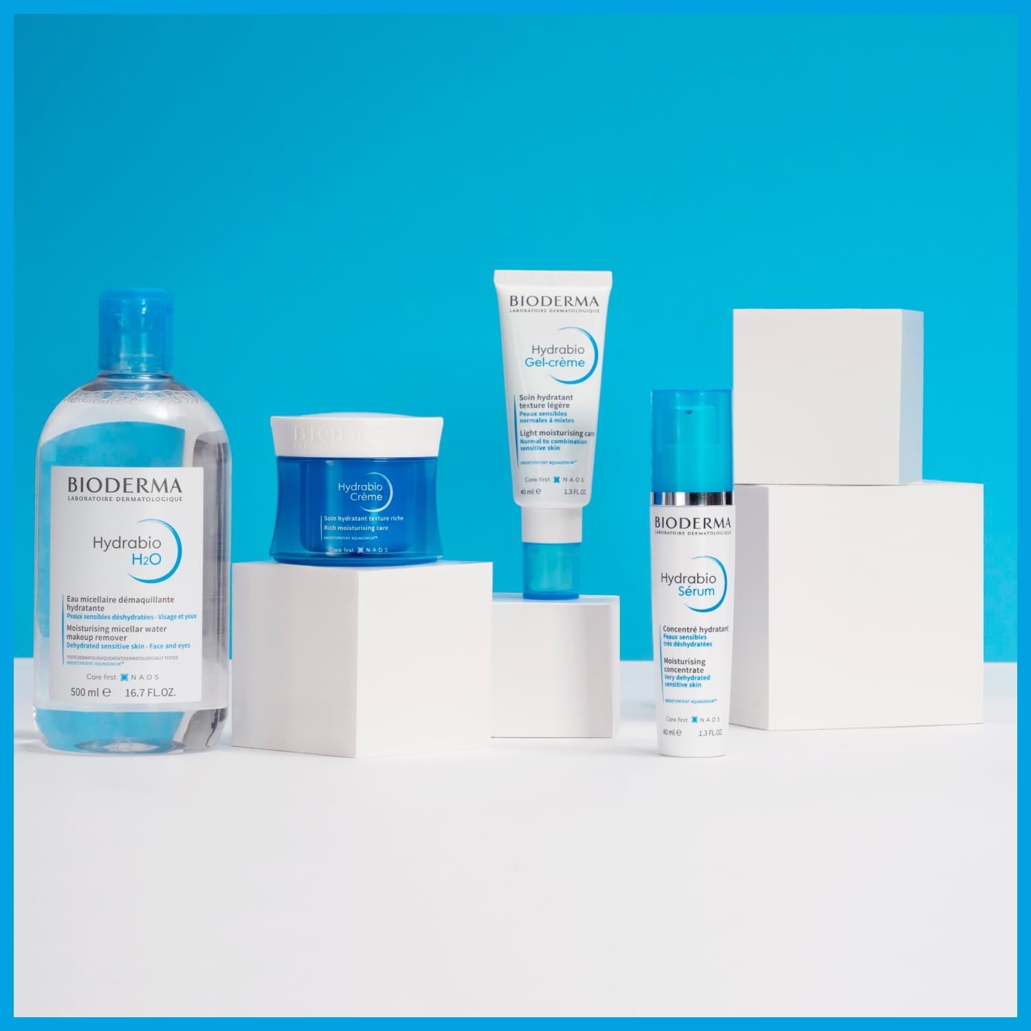 Bioderma Hydrabio Light Moisturising Gel Cream For Dehydrated Sensitive Skin, 40ml