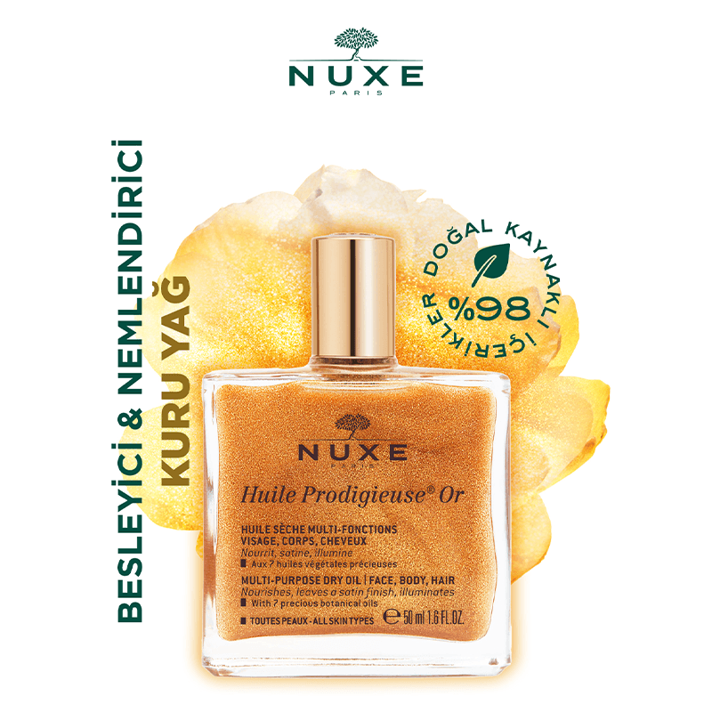 Nuxe Huile Prodigieuse Or Golden Sparkling Dry Oil 50 ml