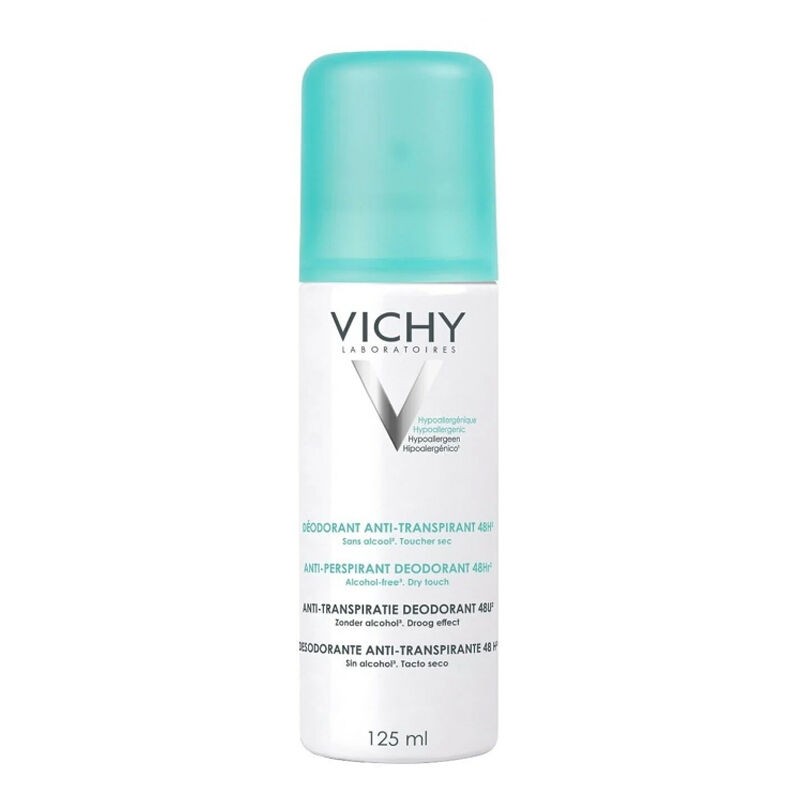 Vichy Anti-Transpirant Sweat-Blocking Deodorant 125ml