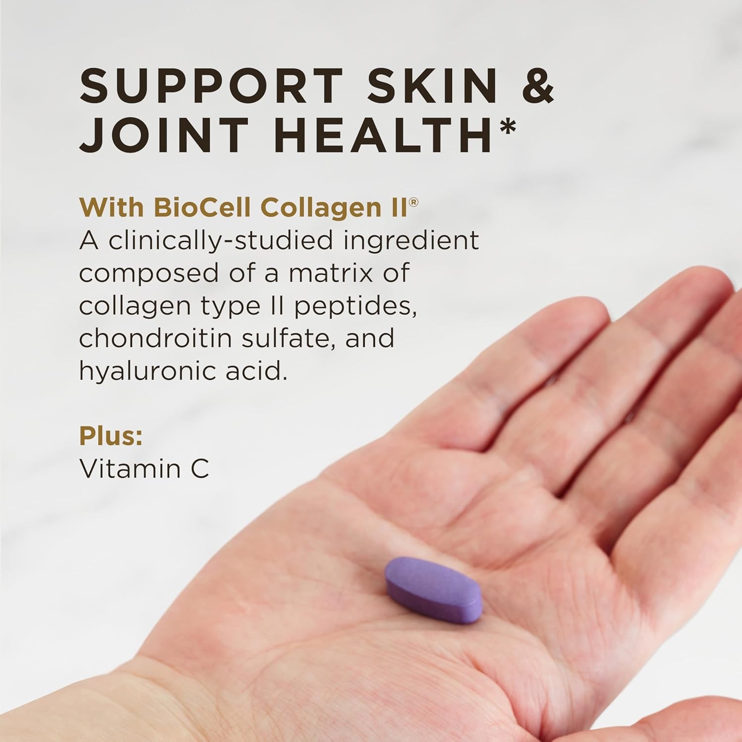 Solgar Hyaluronic Acid Collagen Complex 30 Tablets