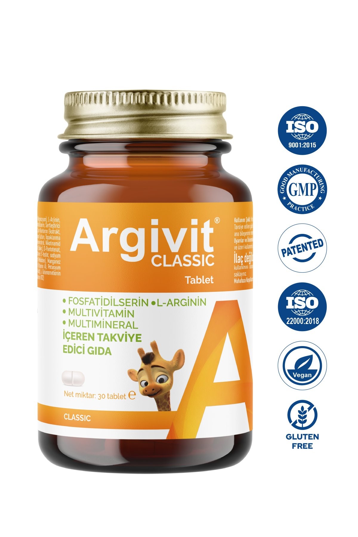 Argivit Classic Dietary Supplement 30 Tablets