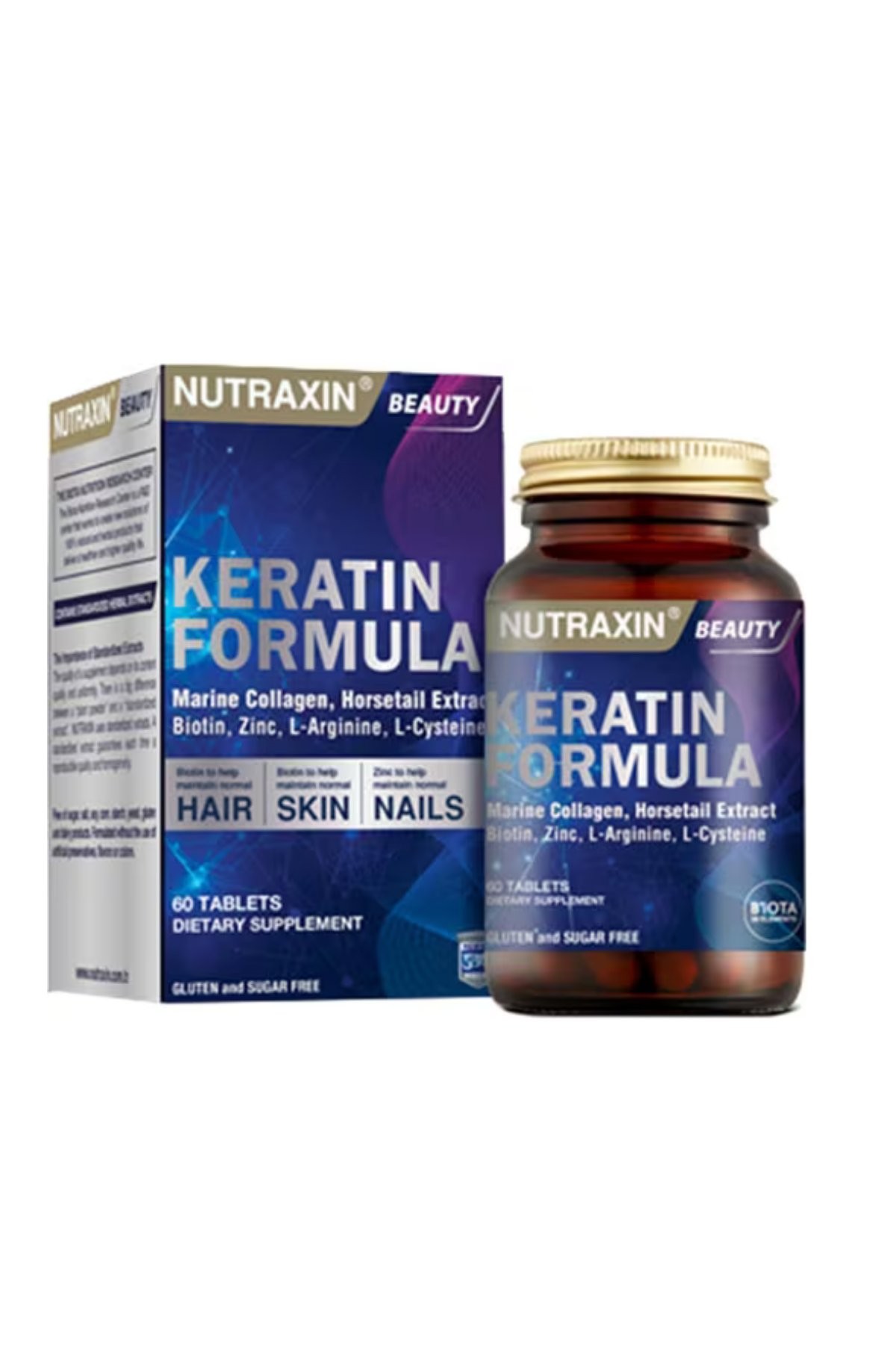 Nutraxin Keratin Formula 60 Tablets