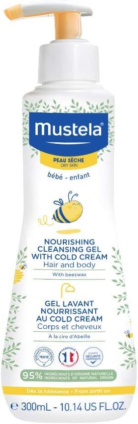 Mustela Nourishing Washing Gel With Cold Cream And Bee Wax 300Ml