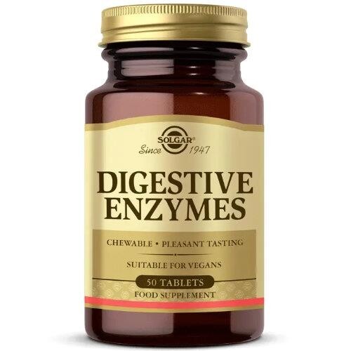 Solgar Digestive Enzymes 50 Tablets - Dietary Supplement