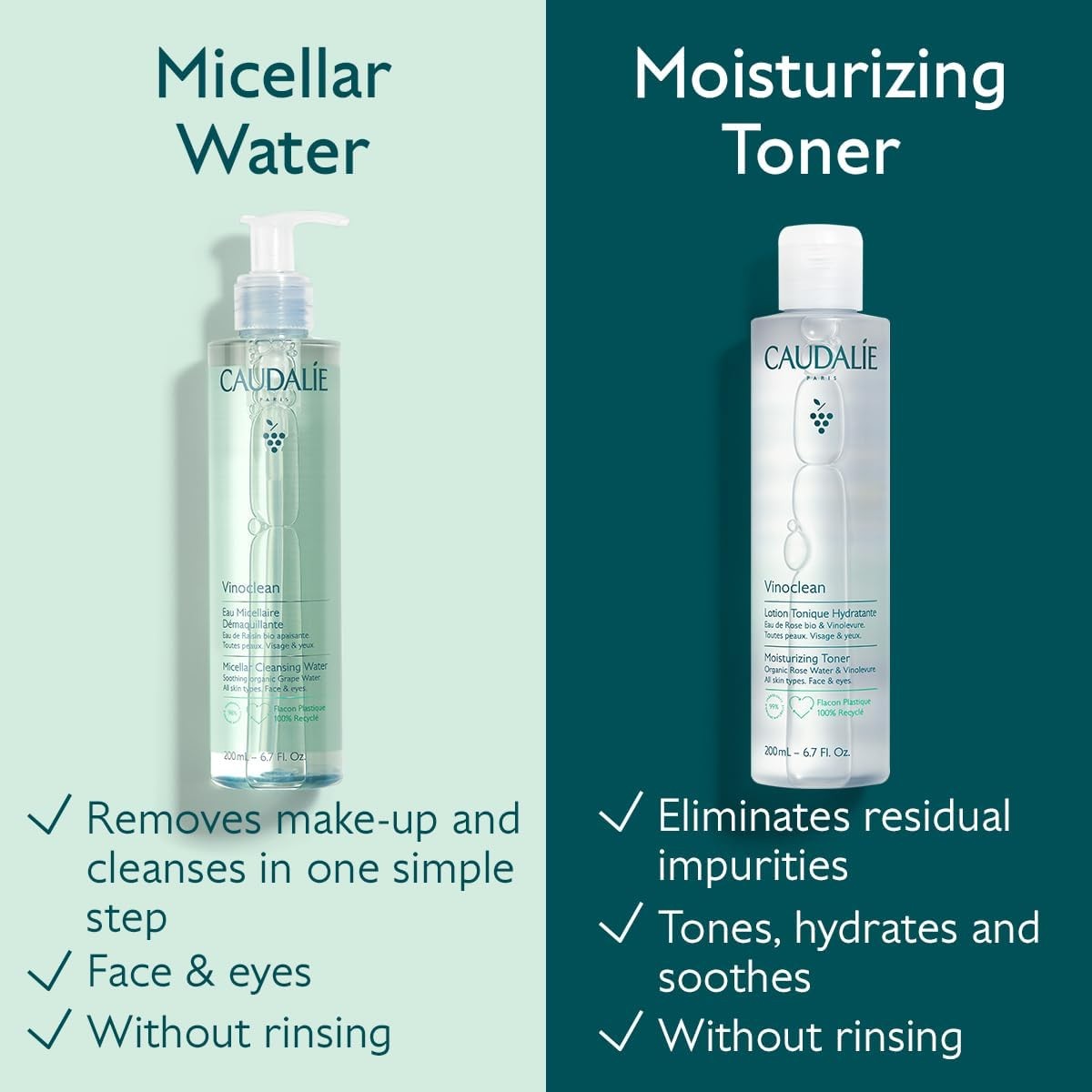 Caudalie Vinoclean Micellar Water 200 ml