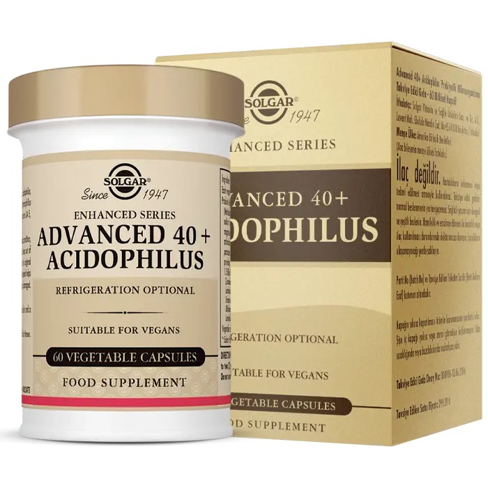 Solgar, Advanced Acidophilus, 60 Vegetable Capsules