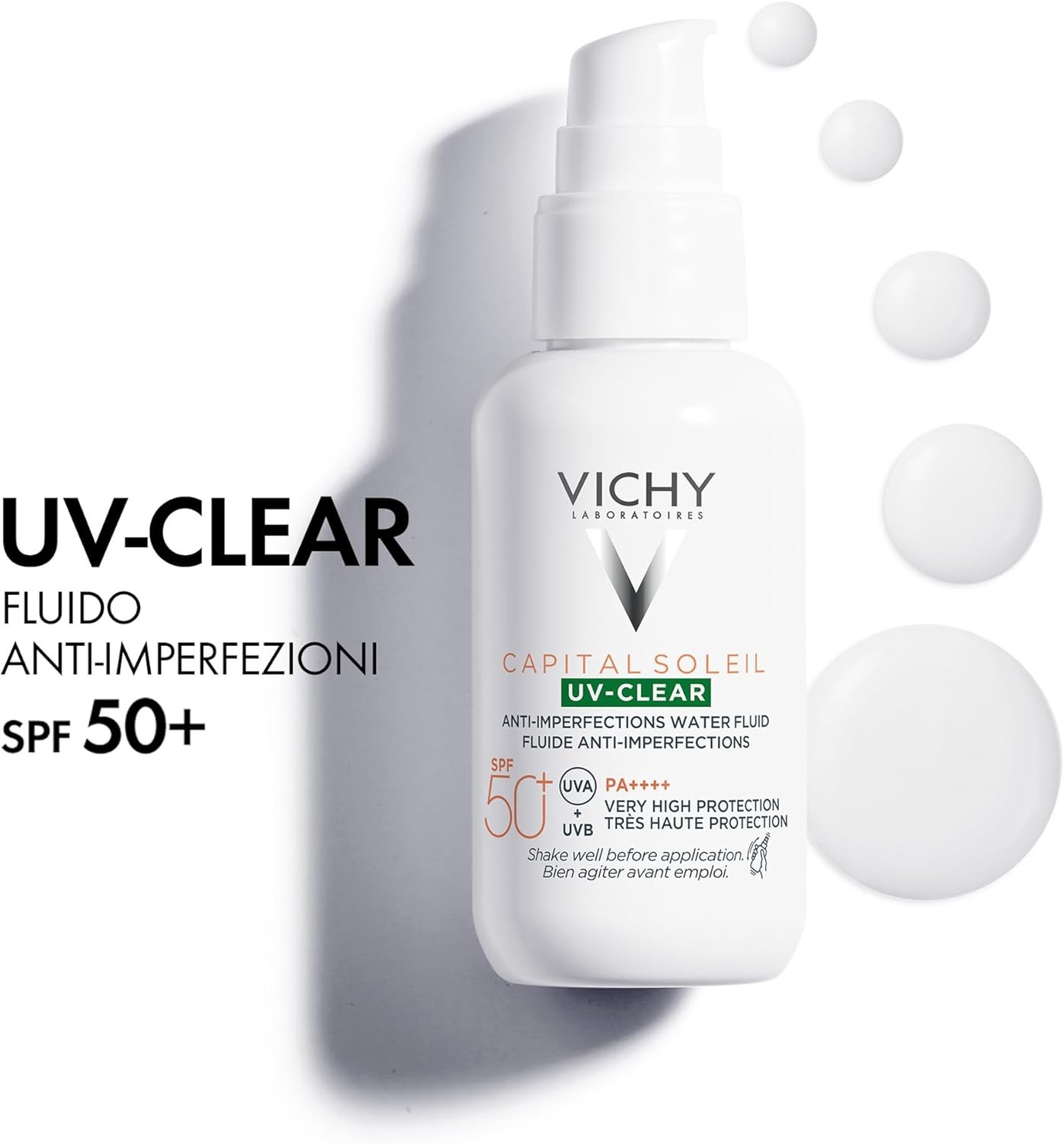 فيشي كابيتال سوليل UV-Clear SPF 50 سائل واقي من الشمس 40 مل