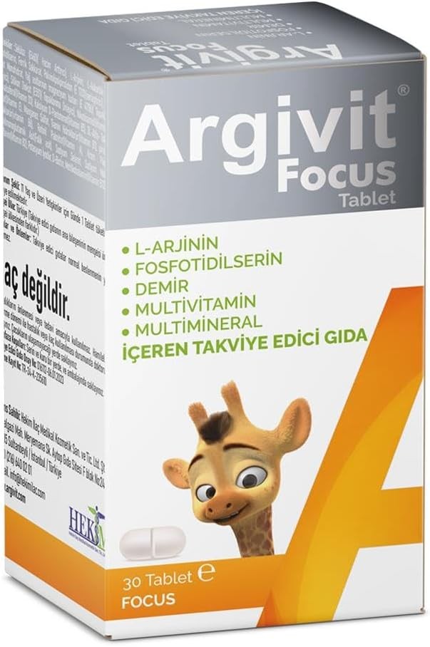 Argivit Focus Dietary Supplement 30 Tablets