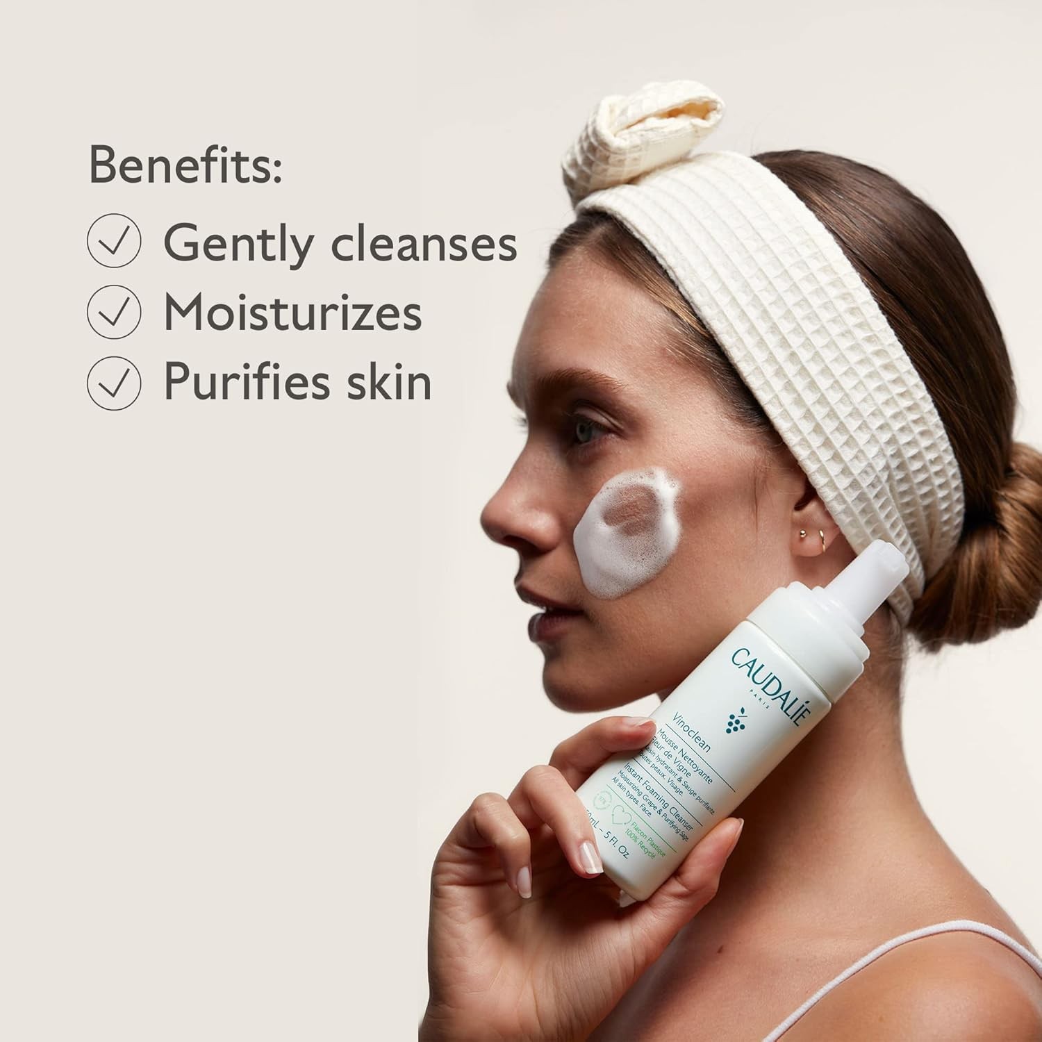 Caudalie Vinoclean Cleansing Foam Duo Set 2x150 ml