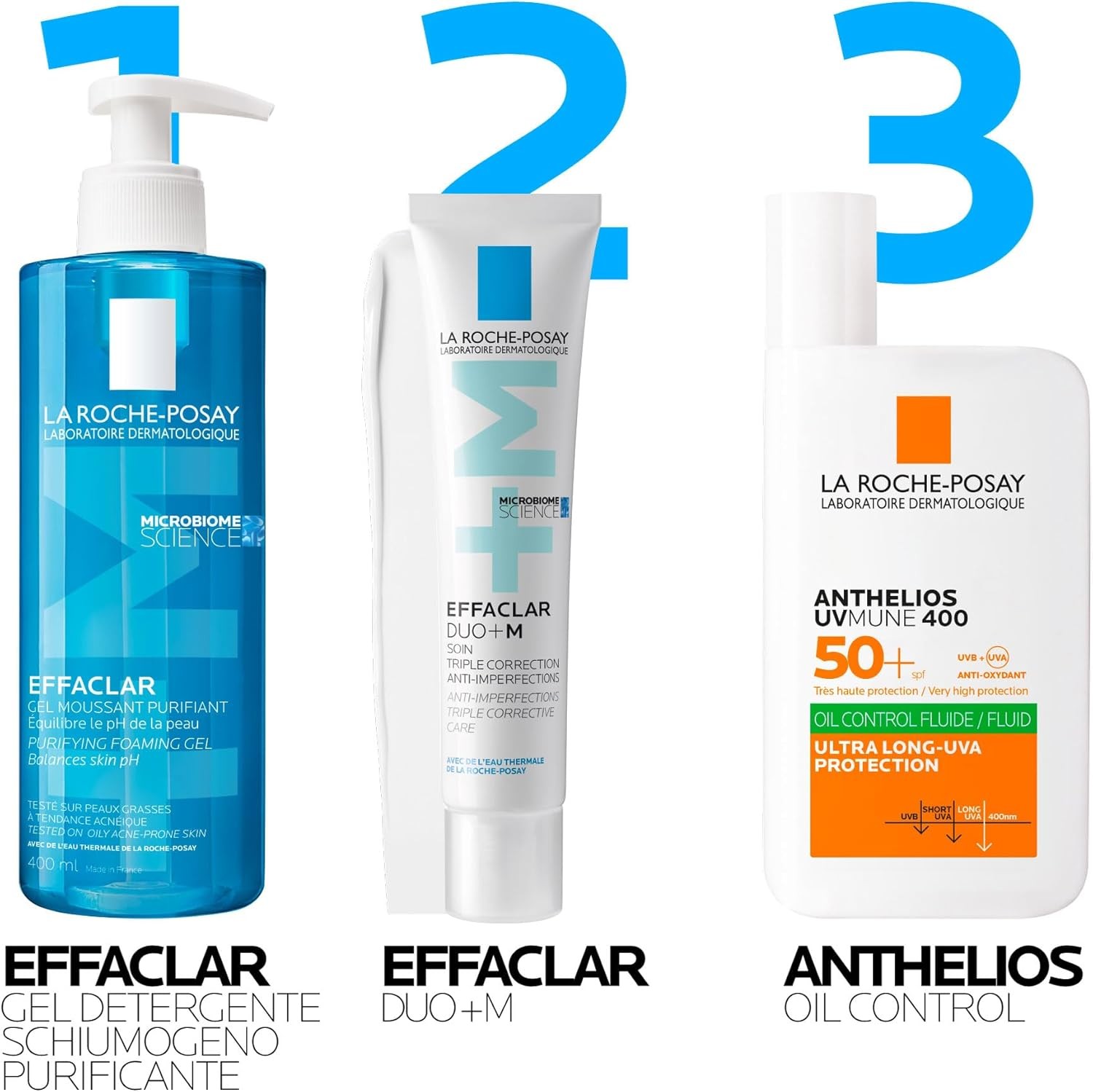 لاروش بوساي Effaclar Duo+M مرطب جل مصحح مضاد للعيوب للبشرة الدهنية والمعرضة للشوائب 40 مل